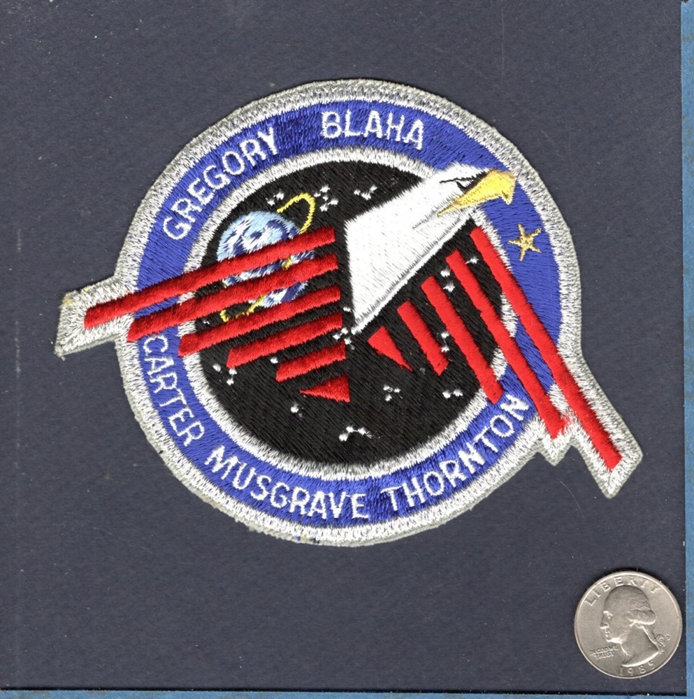 STS-33 NASA Space Shuttle DISCOVERY Mission NASA Astronaut Patch Blaha Carter