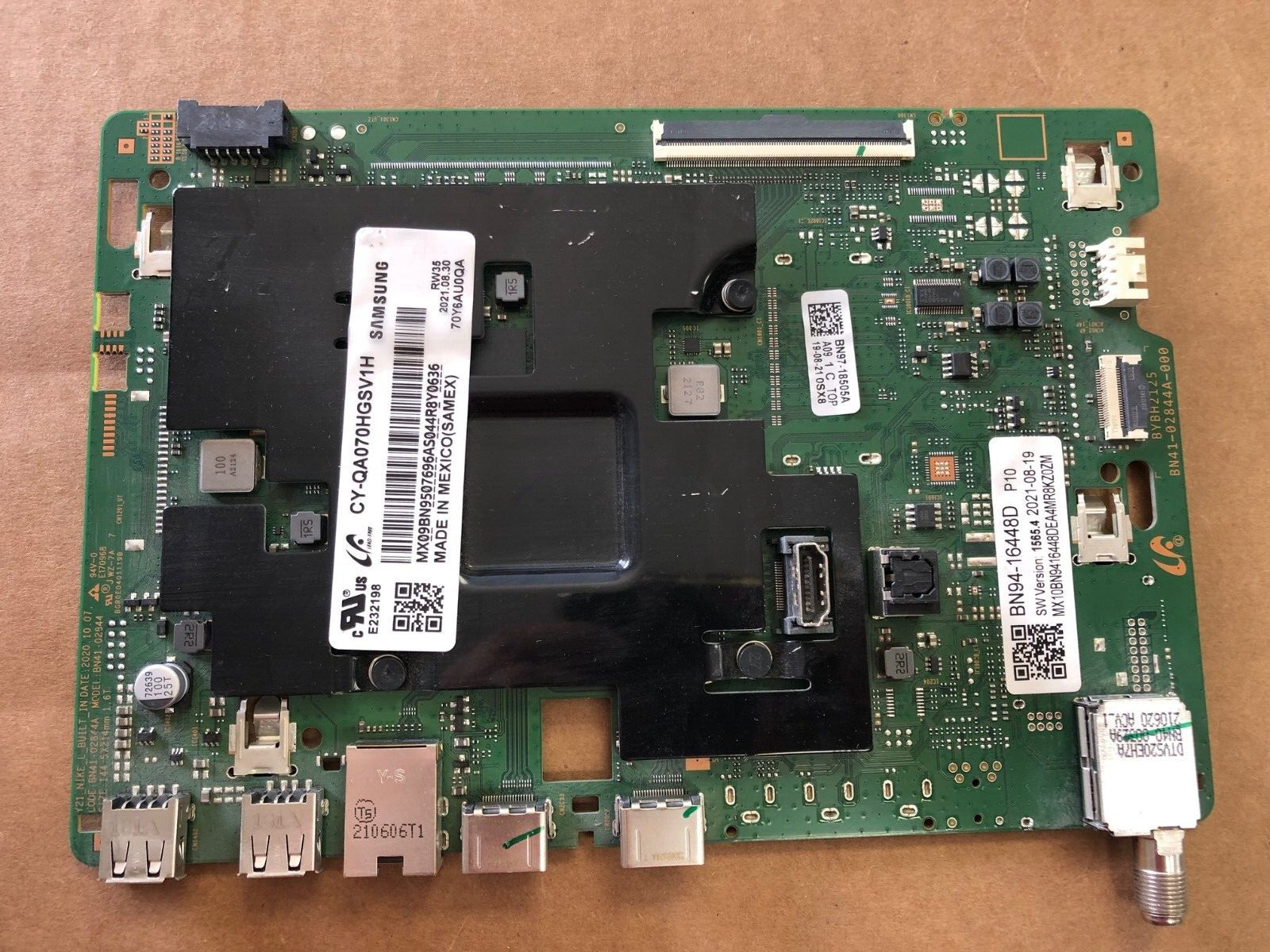 Samsung BN94-16448D Main Board for QN70Q60AAFXZA, panel # CY-QA070HGSV1H