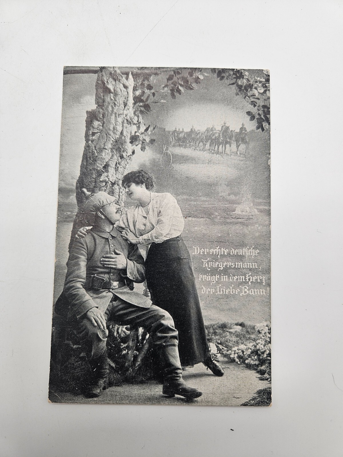 HA2066: Postcard, The Real German Kriegersmann