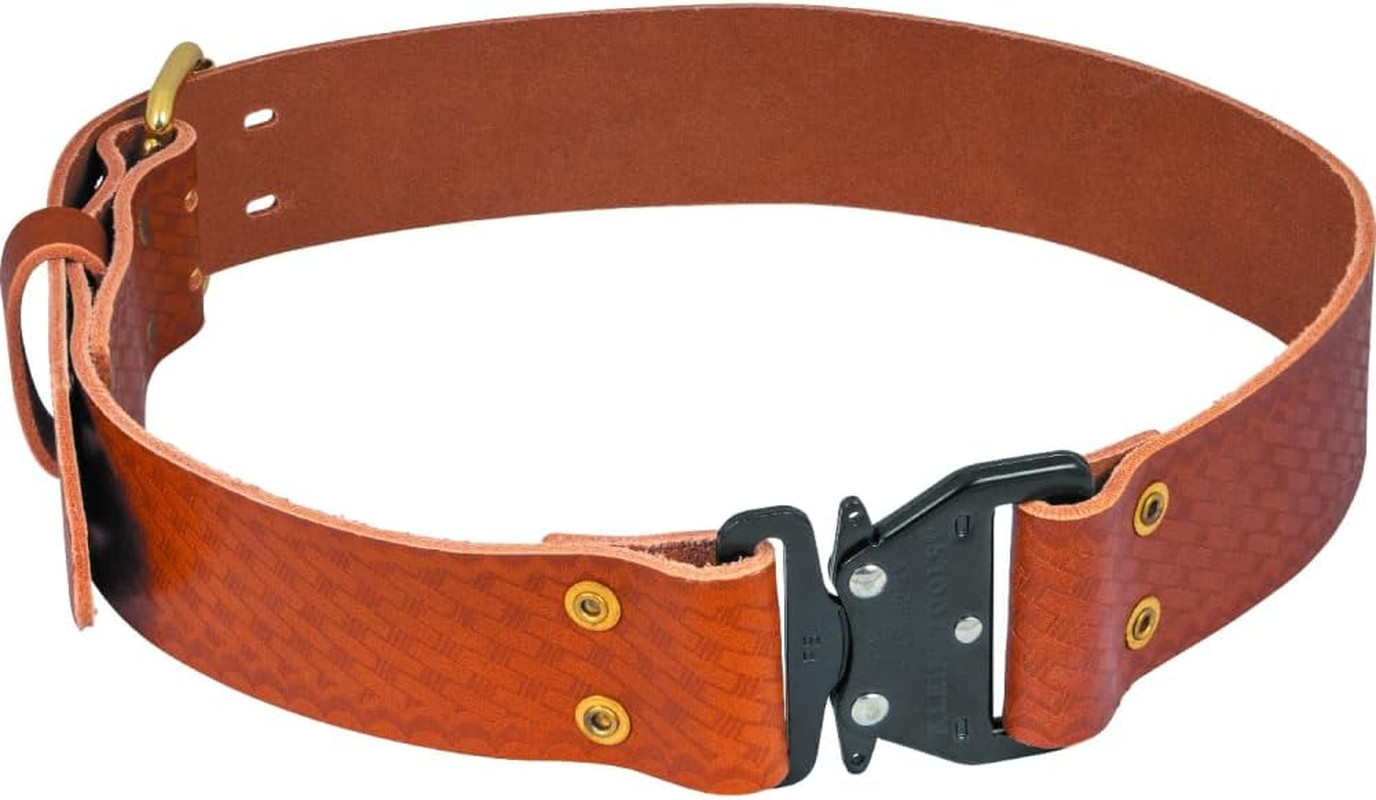 5826M Leather Tool Belt with Quick-Release Buckle, 28-Inch to 36-Inch Waists, Me