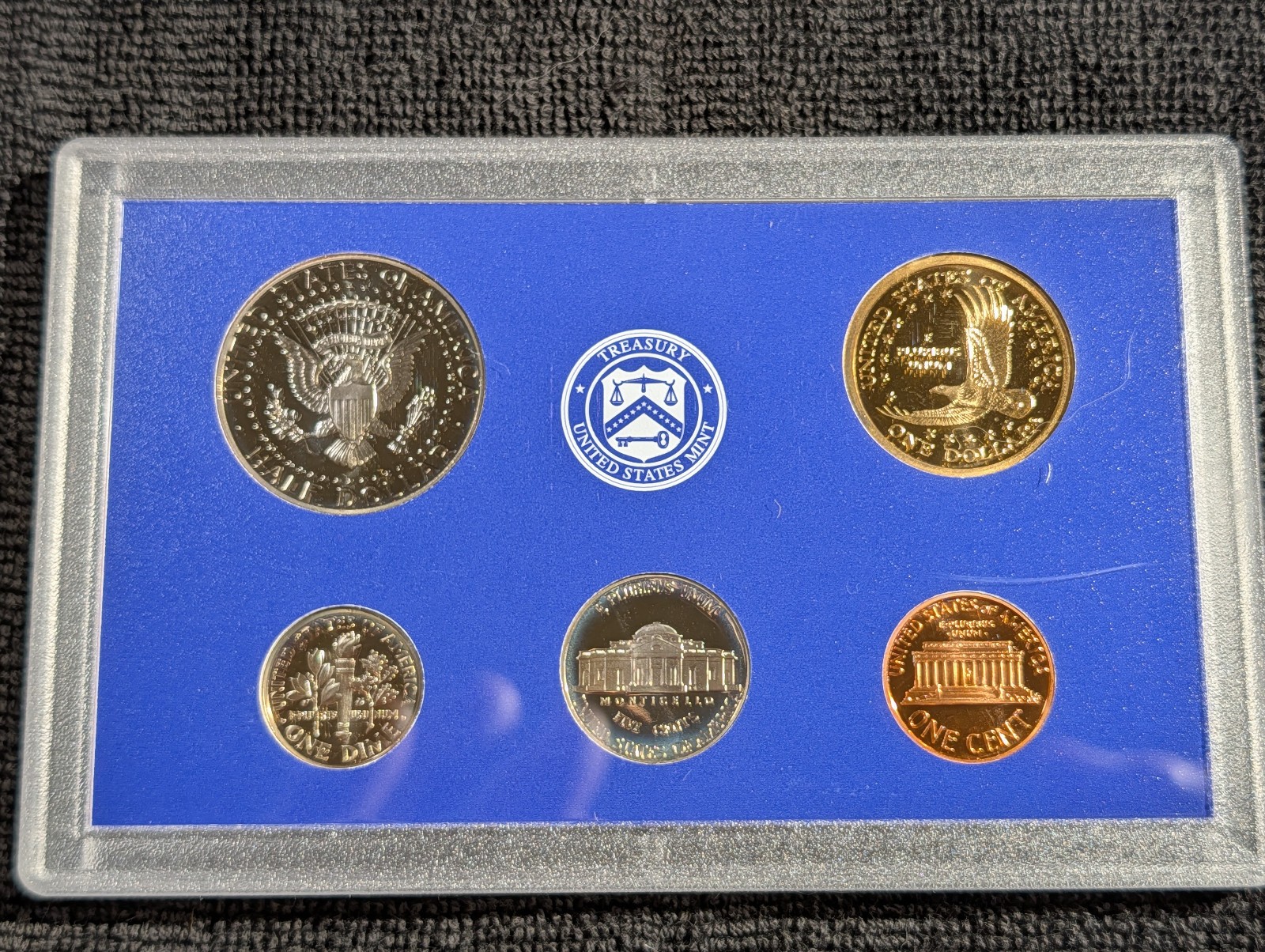 2002 US Proof set OGP COA