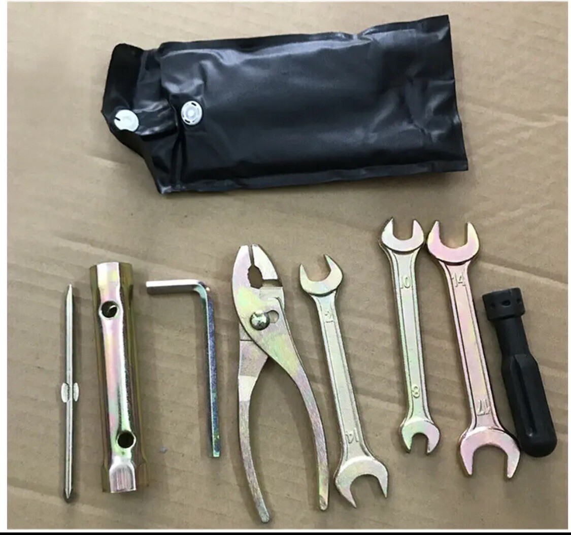 7PC Tool Kit for Japanese Metric Motorcycle ATV UTV Honda Kawasaki Suzuki Yamaha