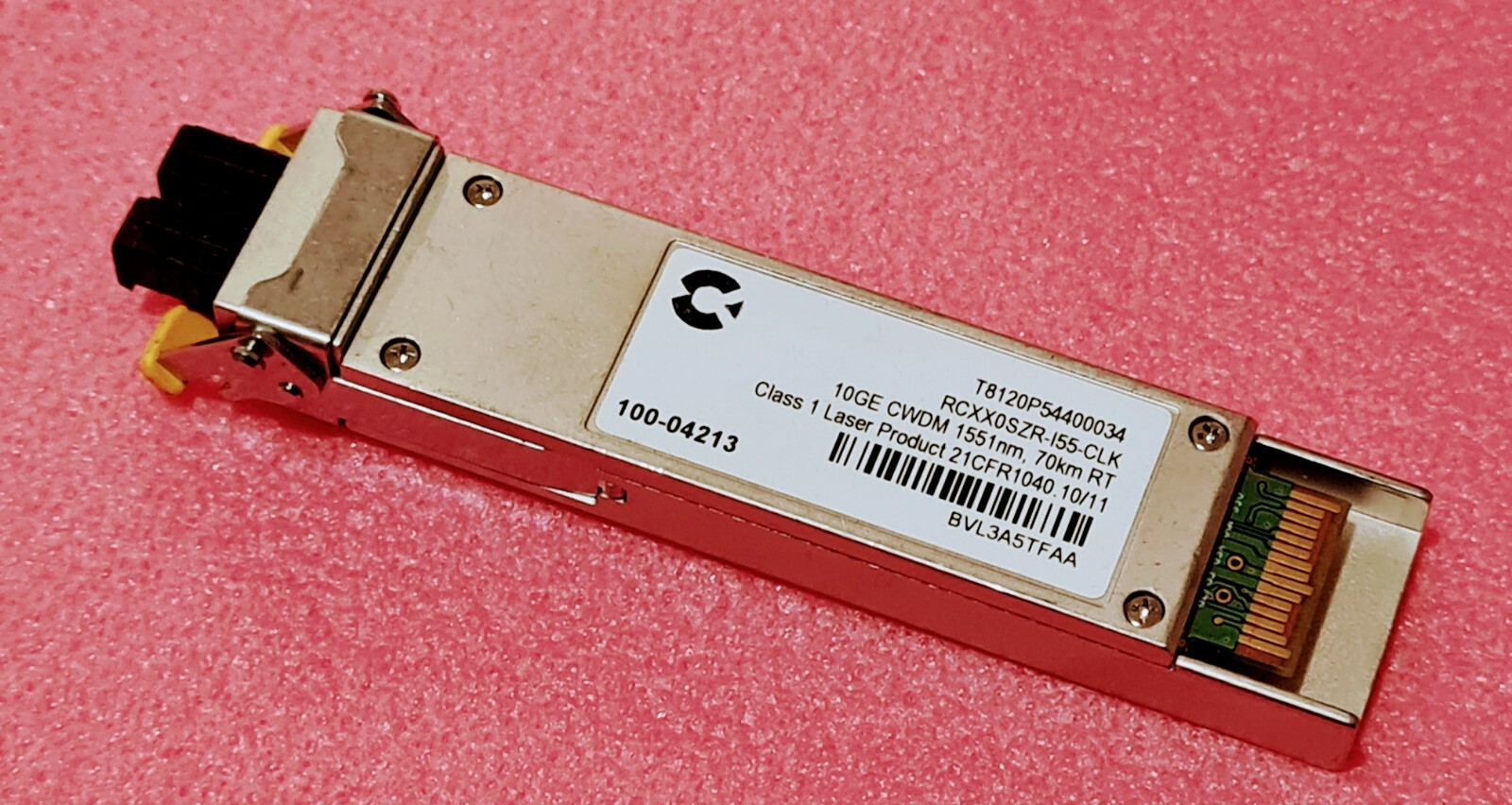 Genuine Calix 100-04213 10GE XFP CWDM 1551nm 70km SMF LC RT DOM 10Gbase-ER