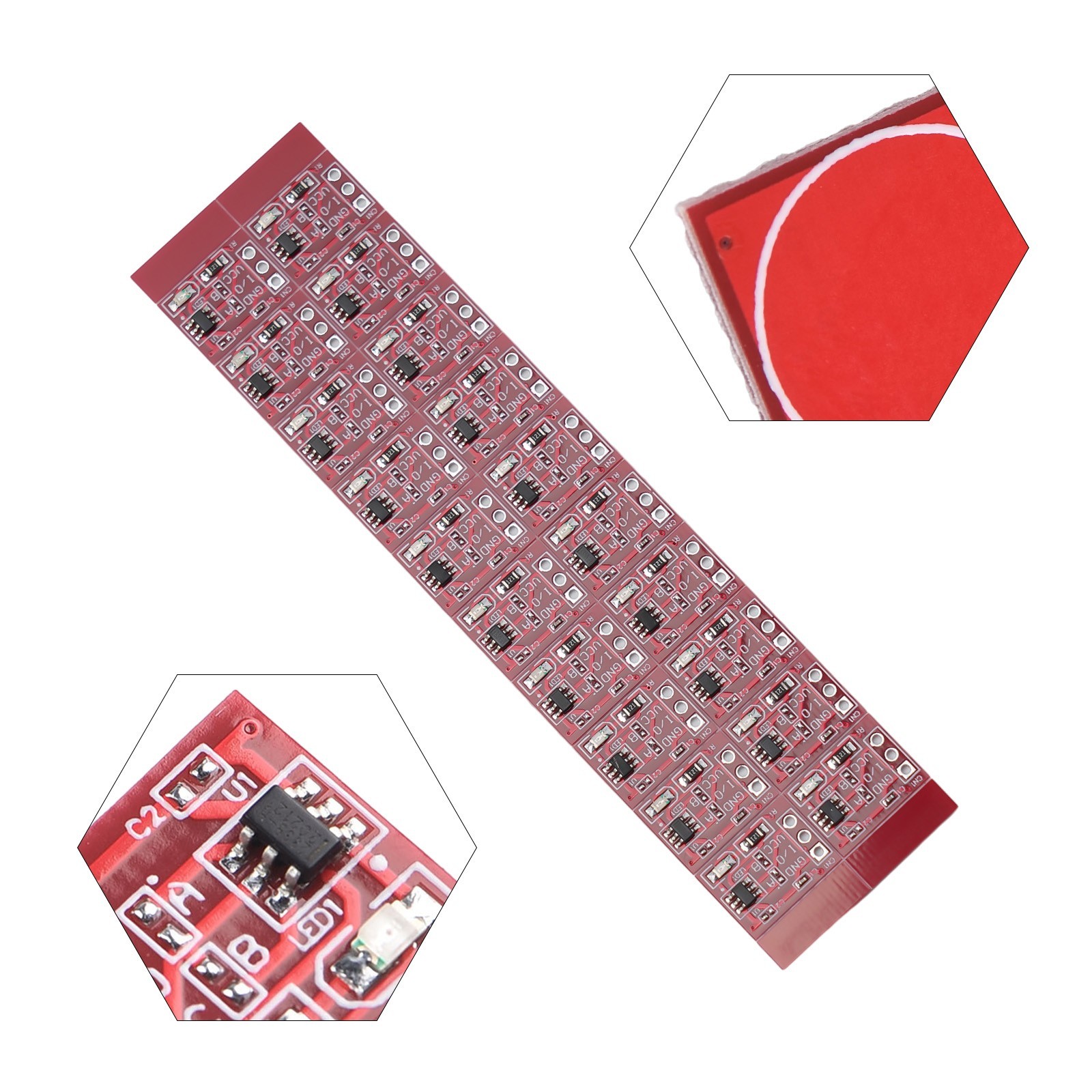 TTP223 Red Touch Button Self Locking Capacitive Switch Single (20Pc Pack)