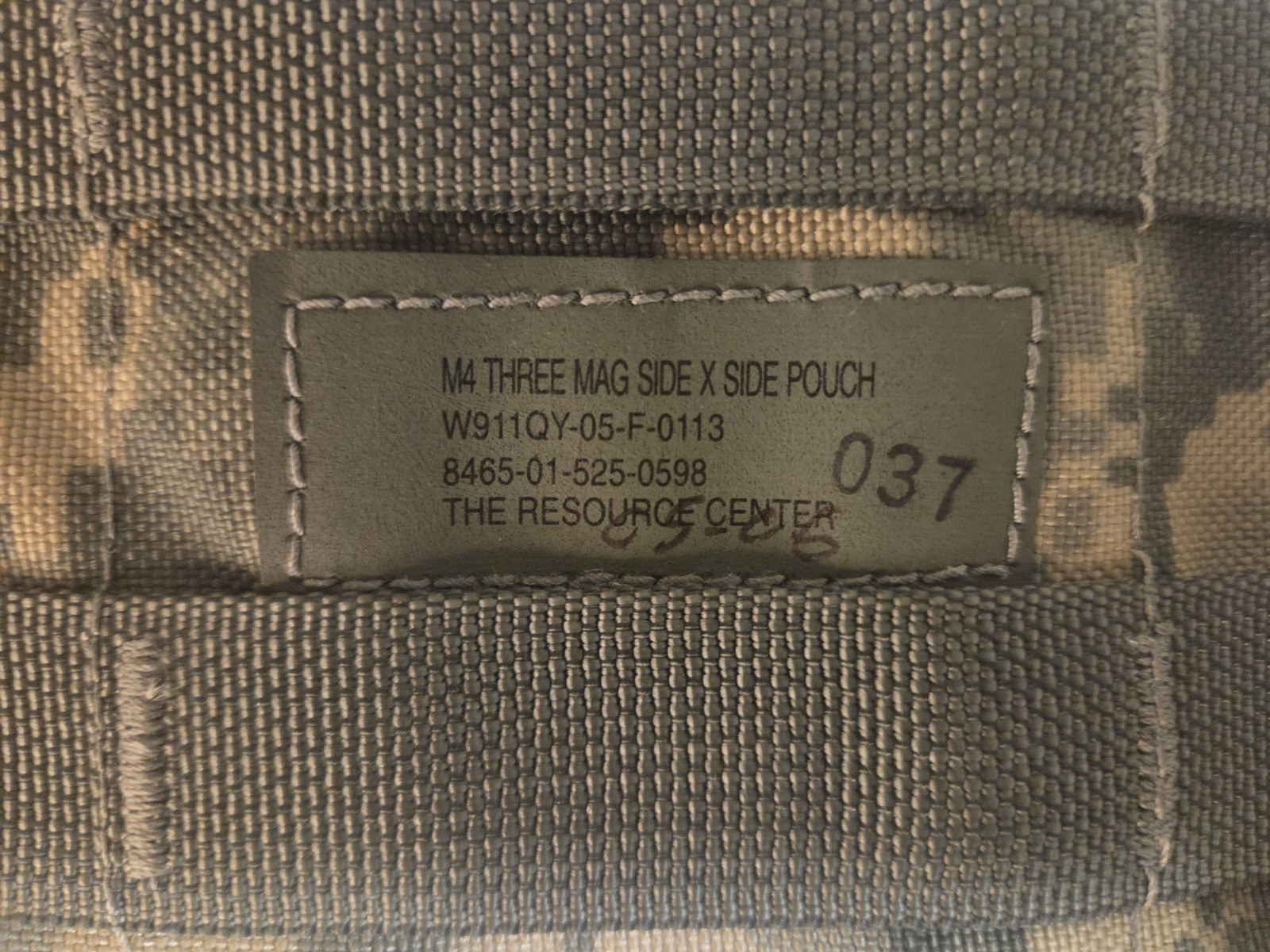 Three Mag Side by Side Ammo Pouch - ACU - USGI - Military Surplus