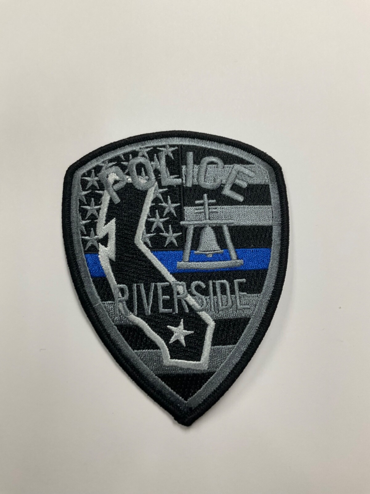 Riverside Police State California CA Subdued Commemorative