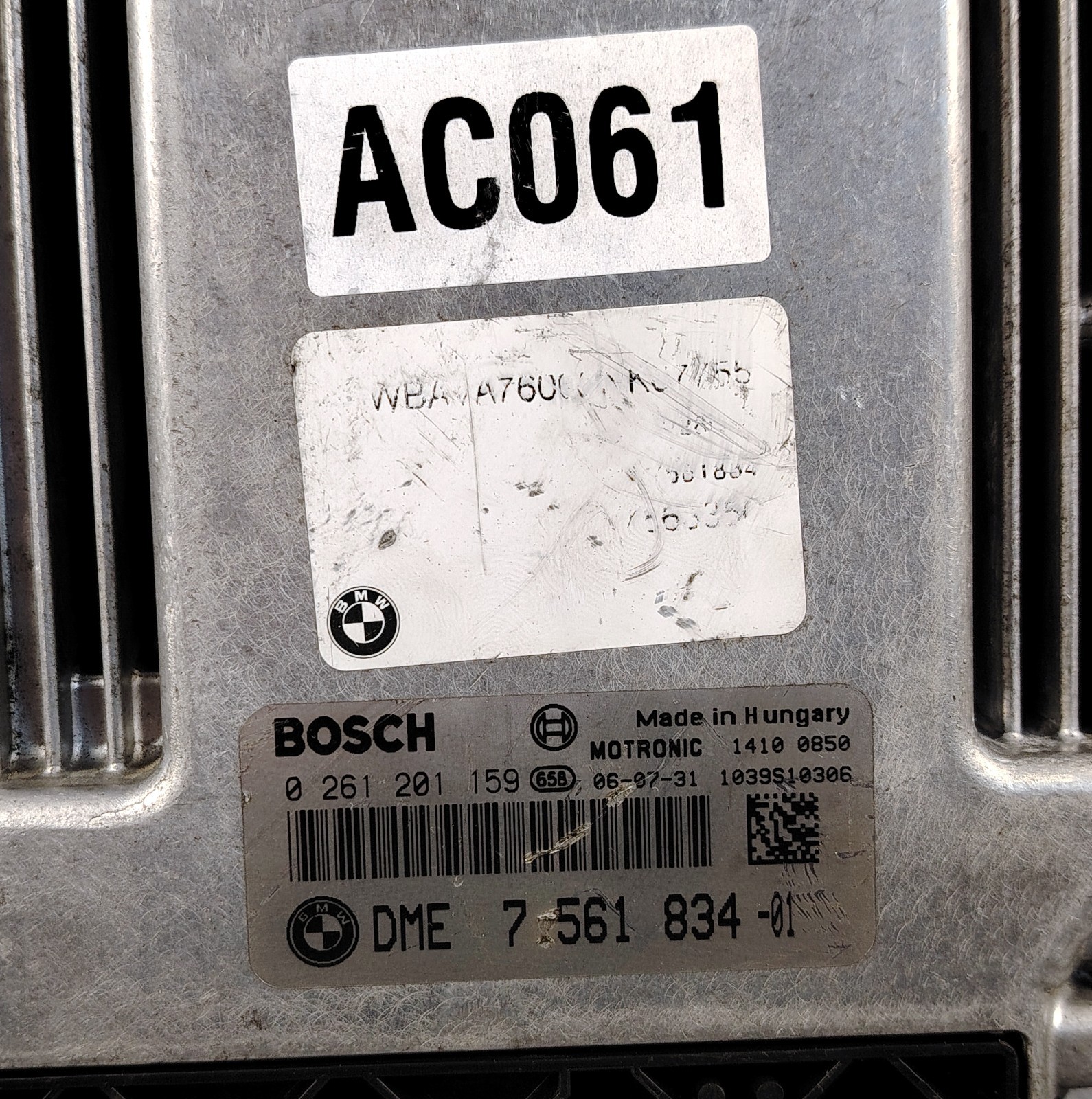 BMW E90 320i ENGINE CONTROL UNIT ECU MODULE DME 7561834 0261201159