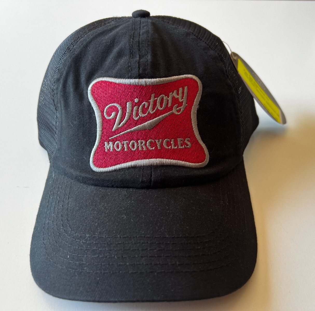 Victory Motorcycles Black Mesh Snapback Hat Cap Patch Logo Genuine OEM NEW