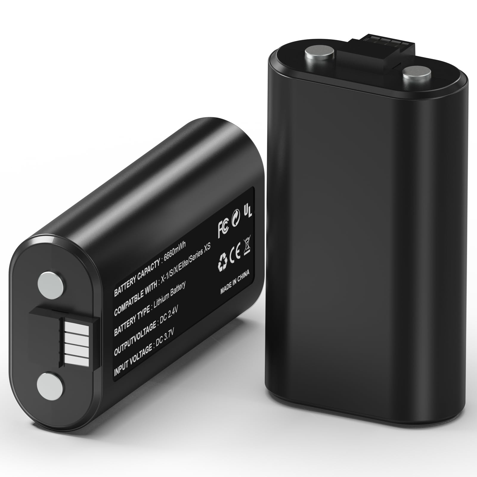 Rechargeable Battery Pack (2-Pack, 6660mWh) for Xbox Series X/S & One/One.