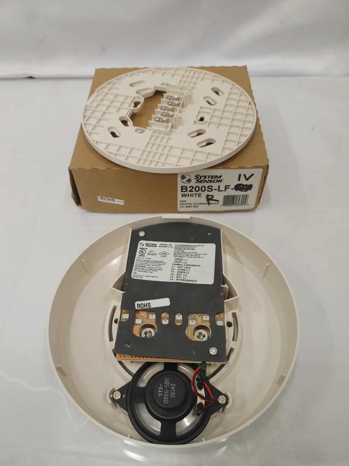 System Sensor B200SR-LF-IV - Wrong Box