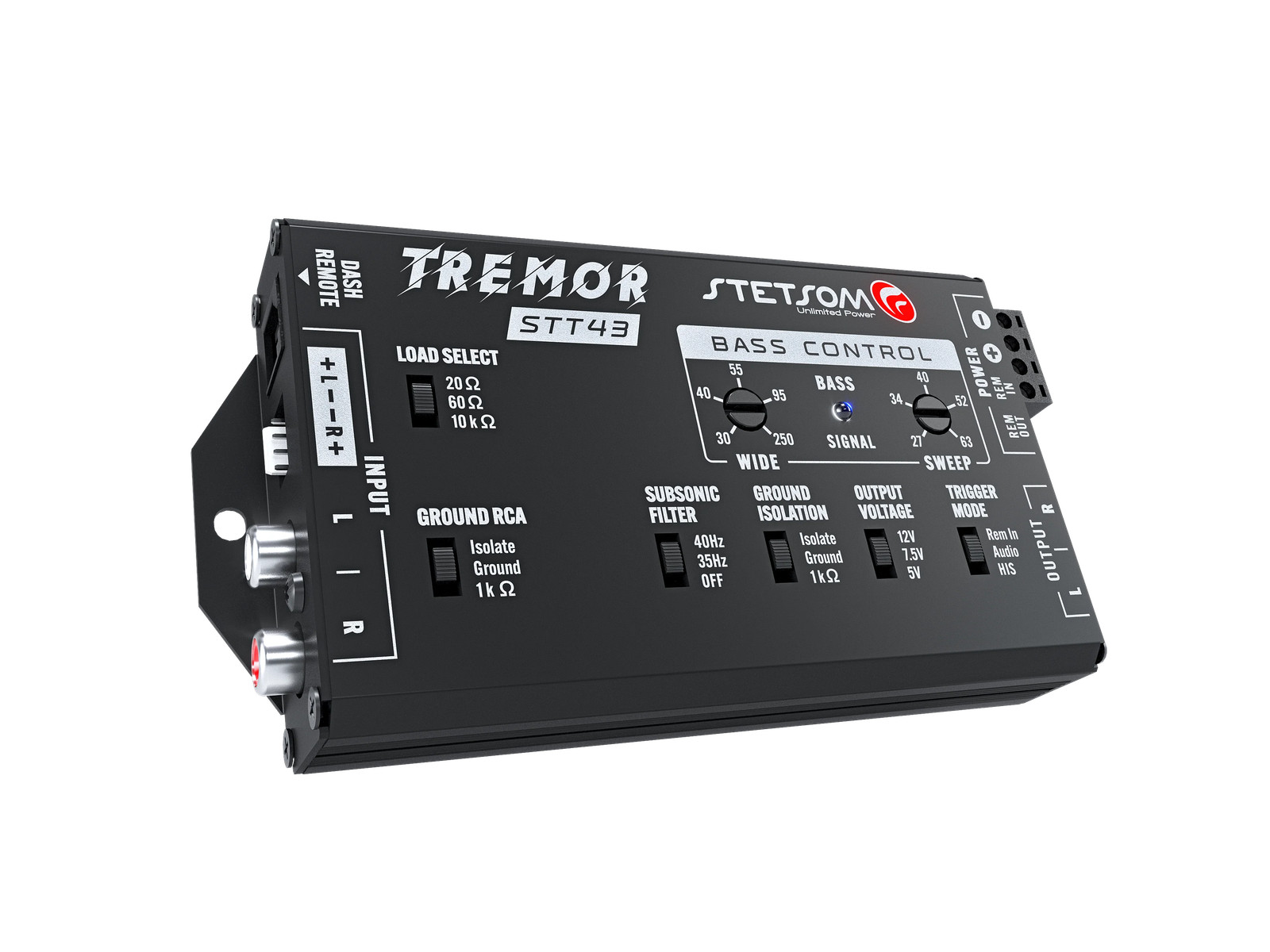 Stetsom STT43 Tremor PRO Car Bass Restoration Digital Processor with Bass Knob