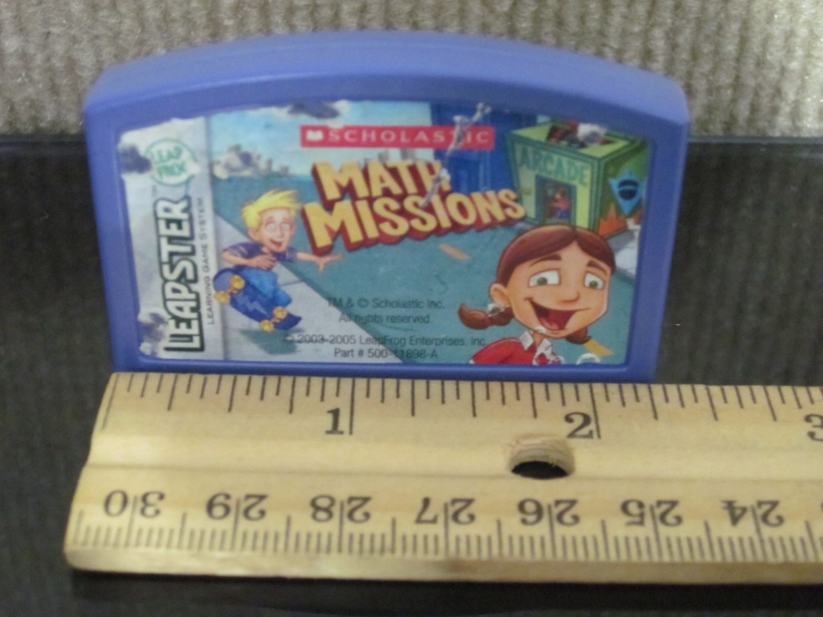 Leap Frog Scholastic Math Missions Leapster Learning Game System Game Cartridge