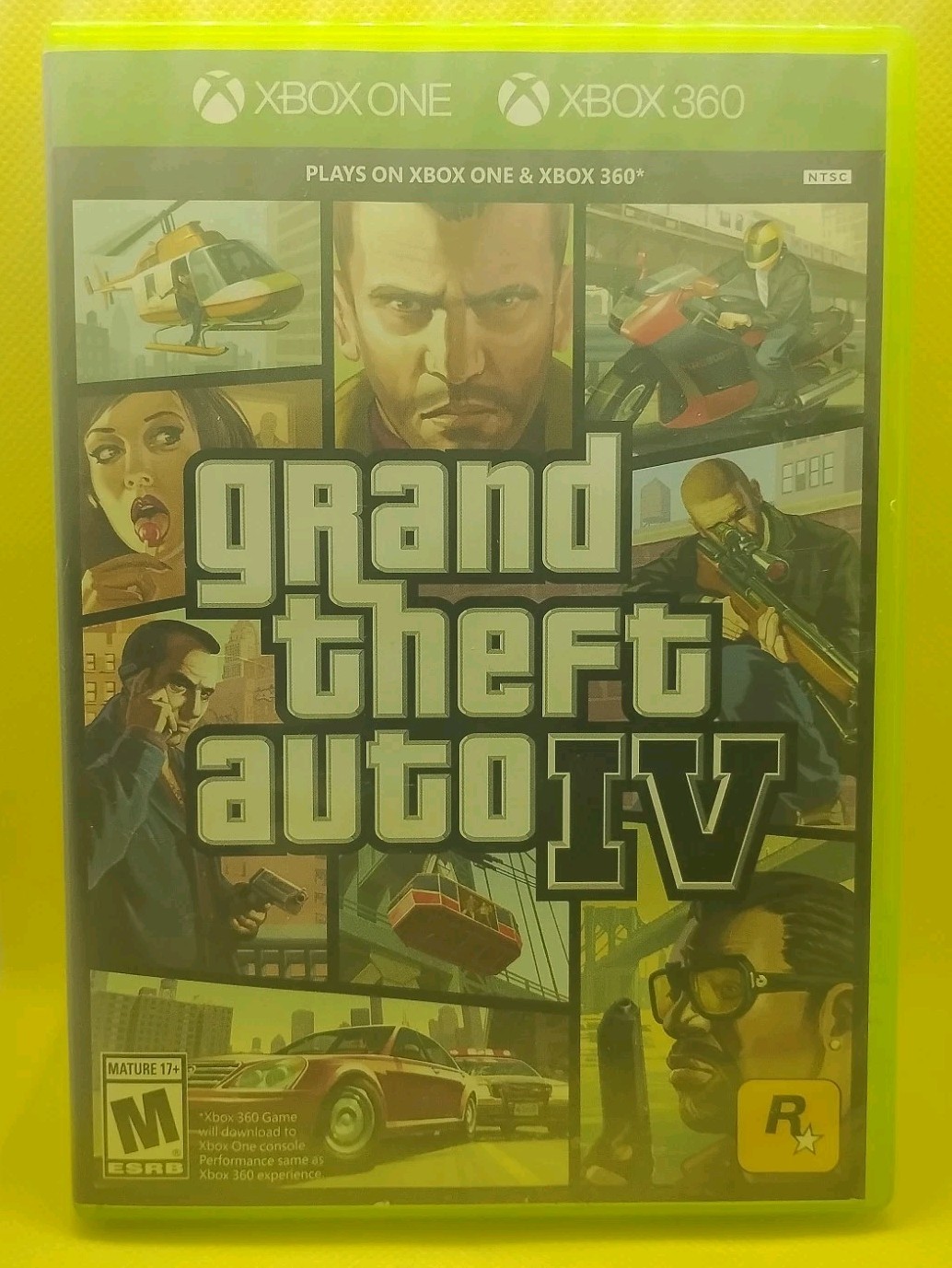 Grand Theft Auto IV (RARE Xbox One Case Variant) CASE ONLY, No Game