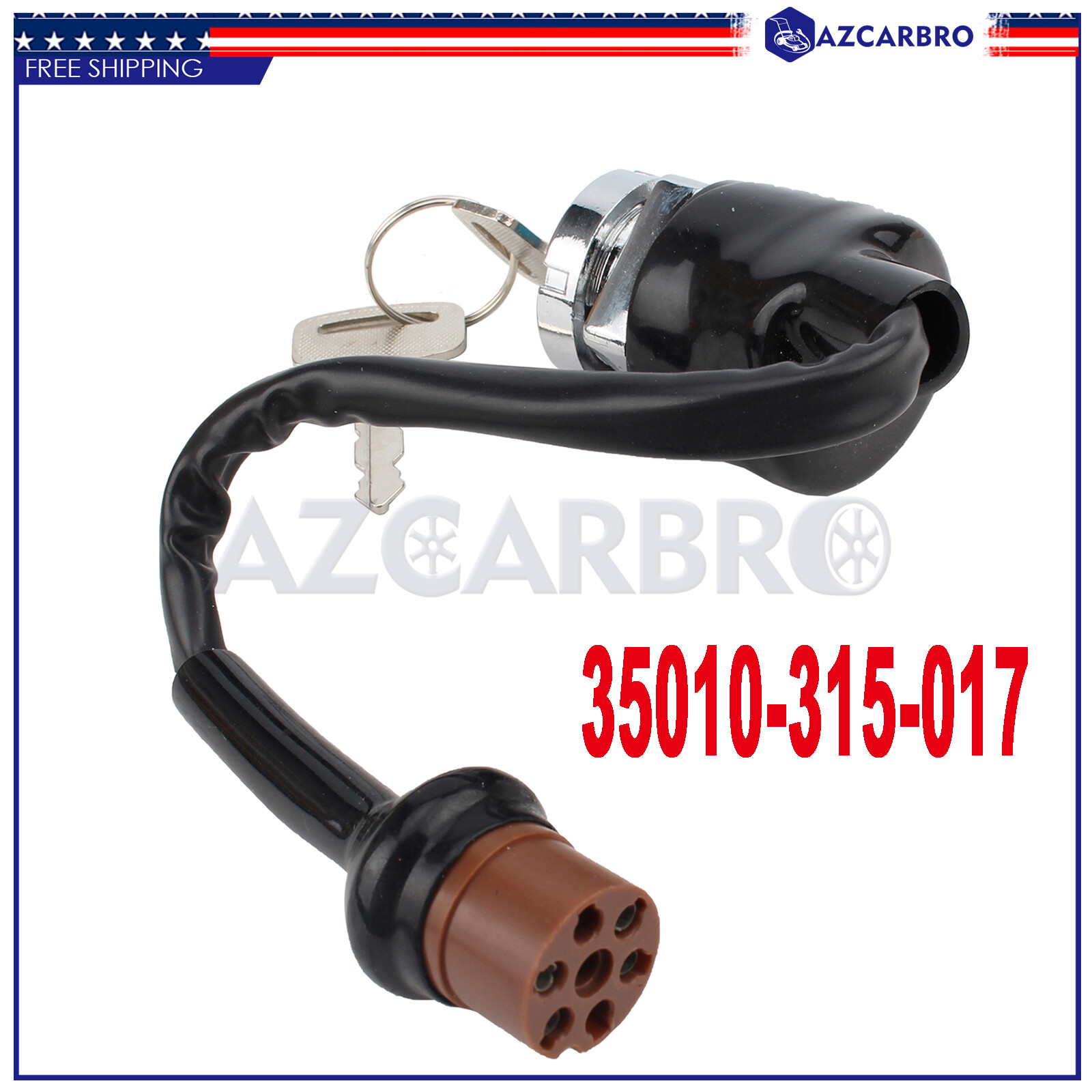 Ignition For Honda CA175K Touring CB350-K2 CB450-K3 1970 Round Plug Lock Switch