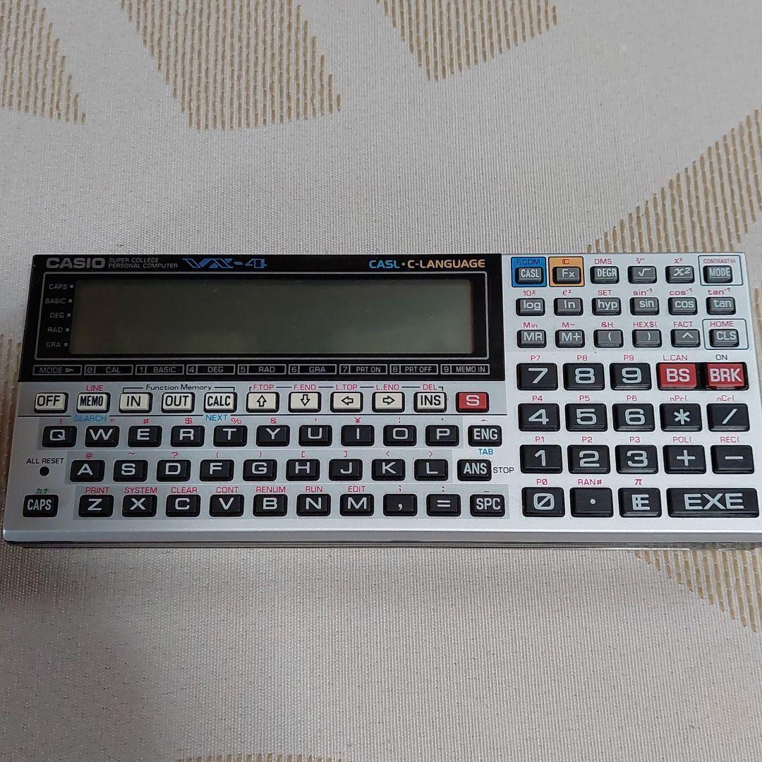 CASIO VX-4 mini Pocket Personal Computer language Calculator Tested Working