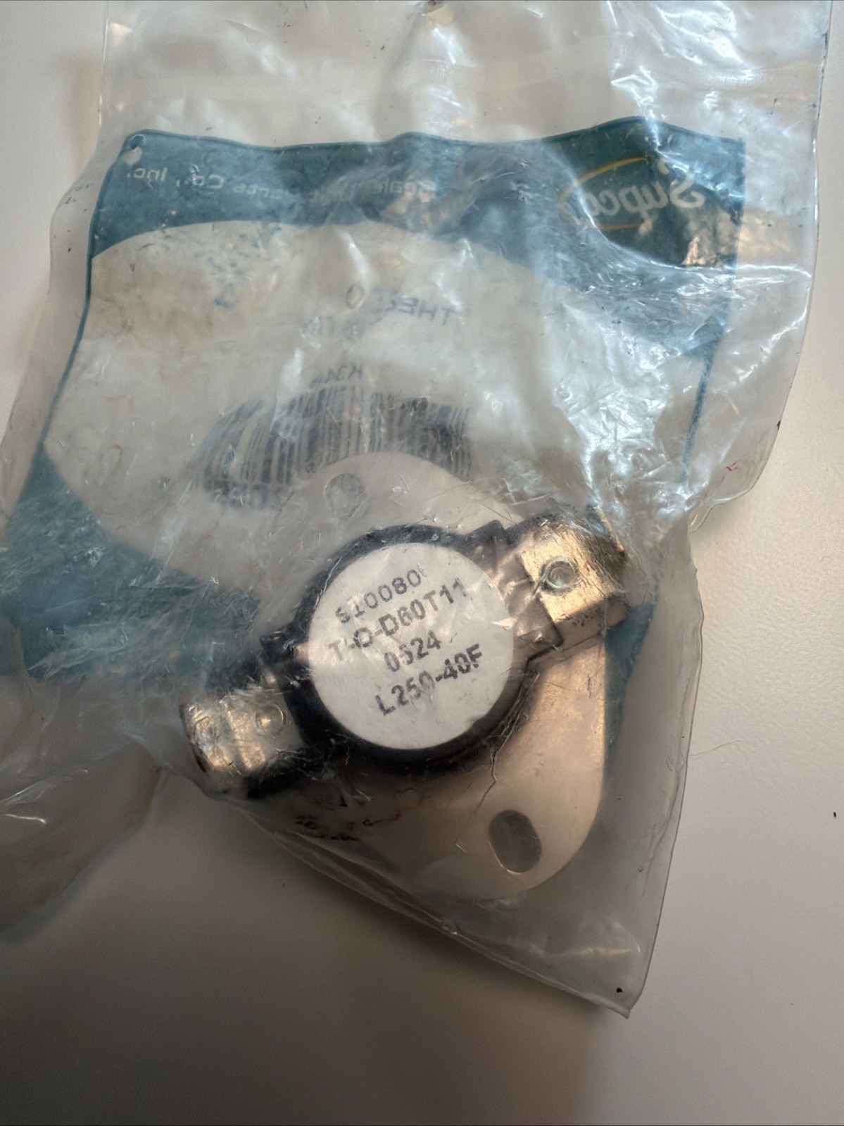 Supco L250 Thermostat