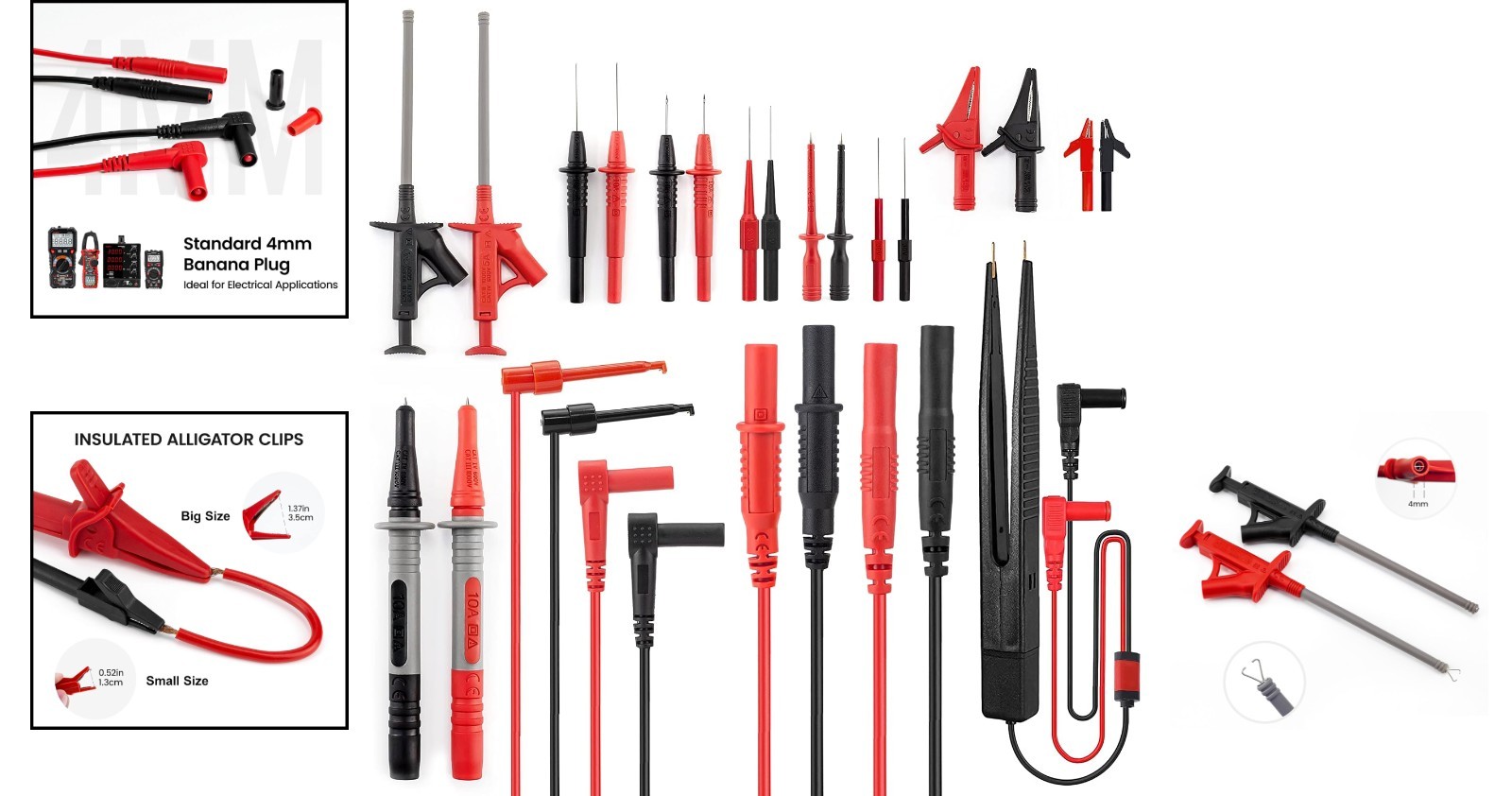 Complete 23PCS Multimeter Kit | Ergonomic Design & High-Precision Components