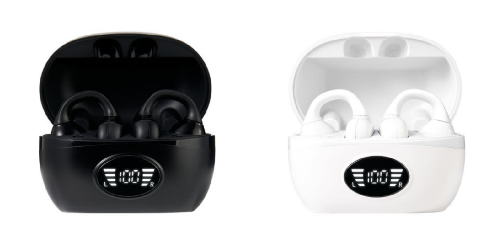 VOLTIUM Open-Ear Bluetooth Wireless Earphones Sports Running Gym Earhook Design