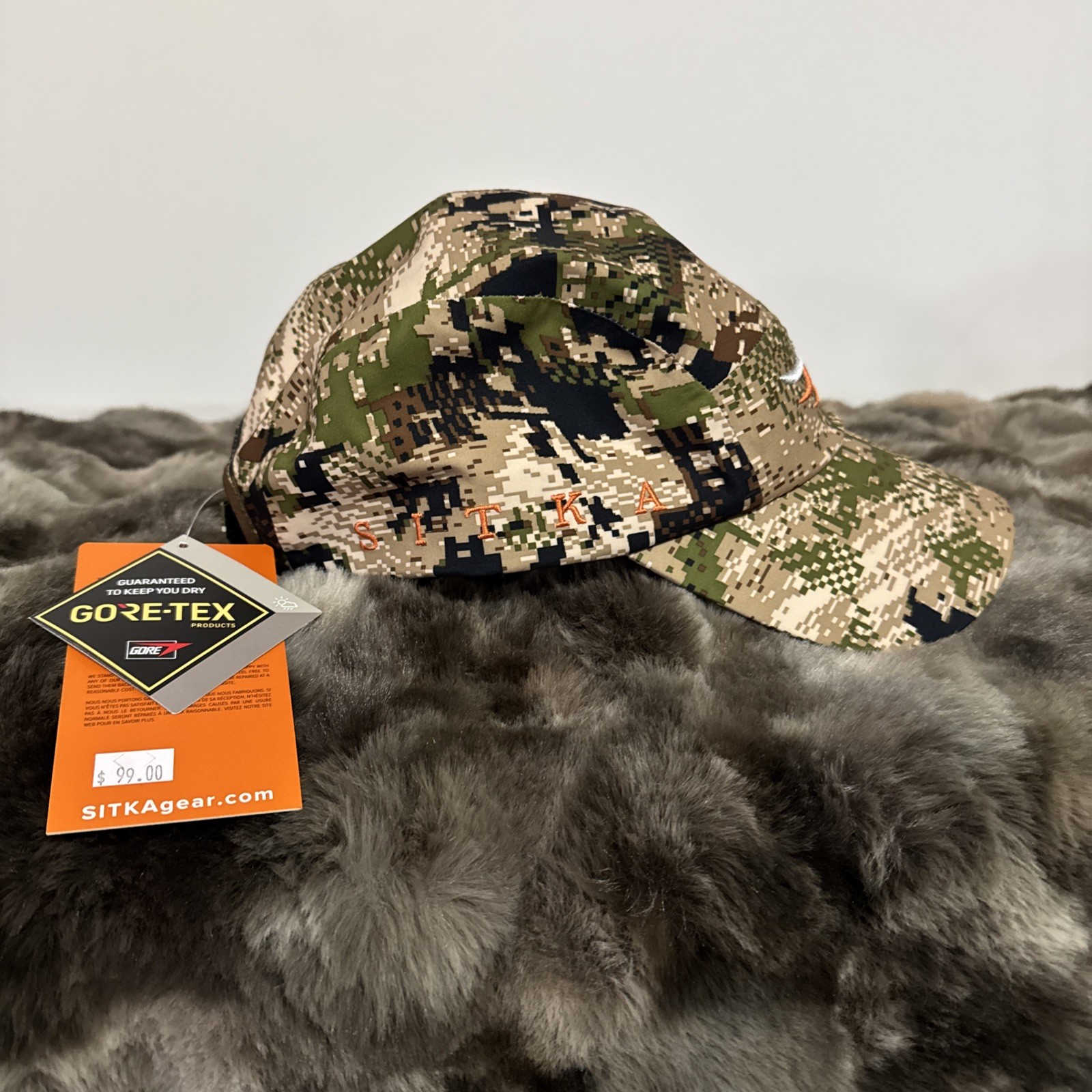 Sitka Stormfornt Goretex Camo Cap Subalpine