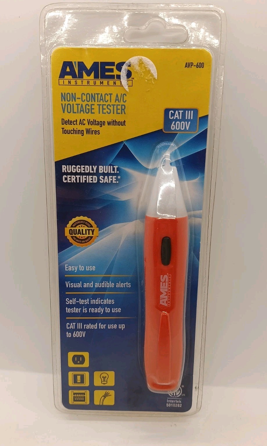 Voltage Tester Easy Visual red light & Audio indicator Beep no contact AC tool