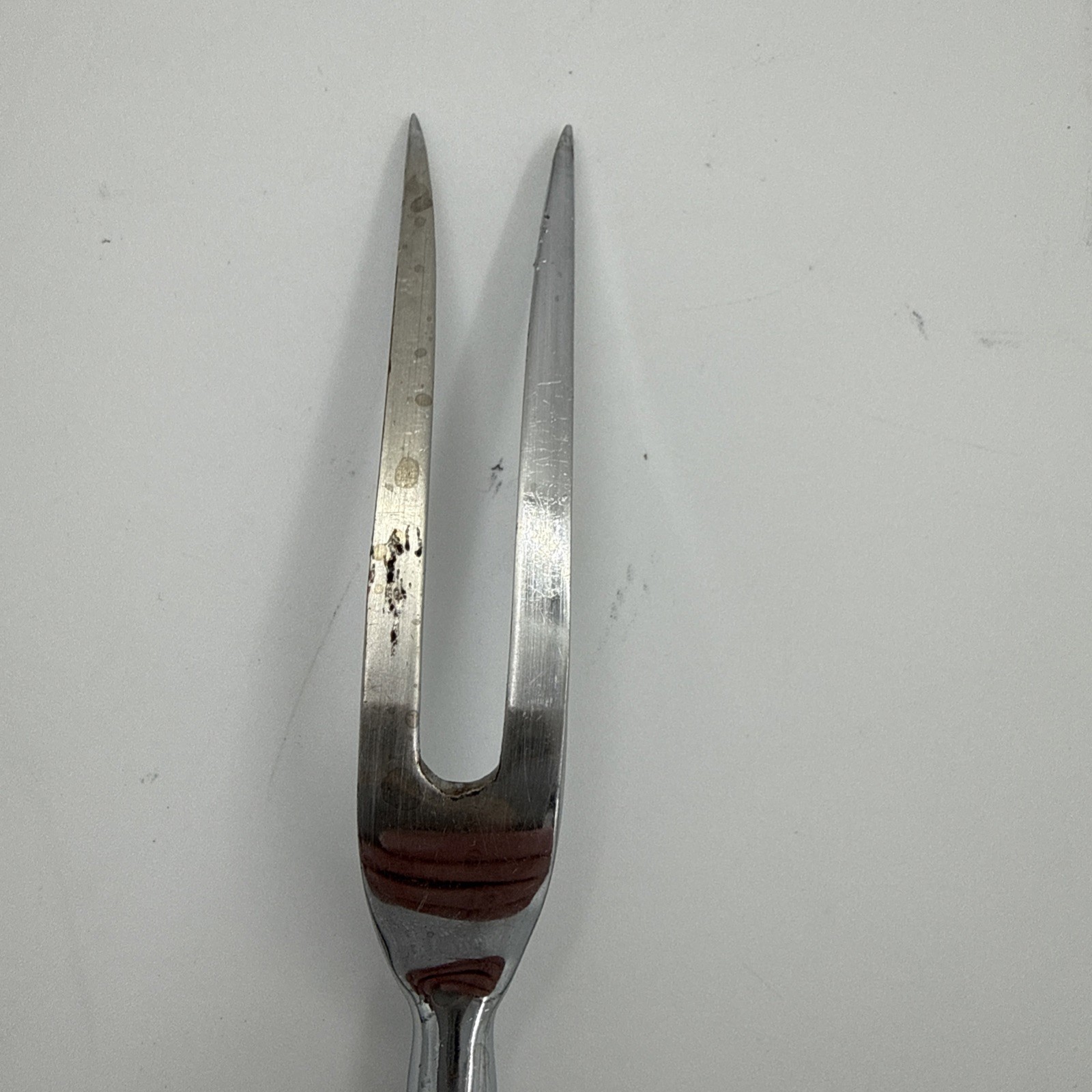 Vtg E.Parker &Sons Sheffield England Bakelite Stainless Steel Carving Fork