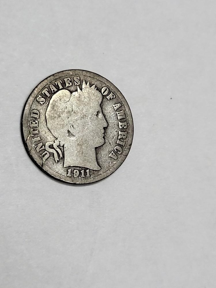 1911 S Barber Dime