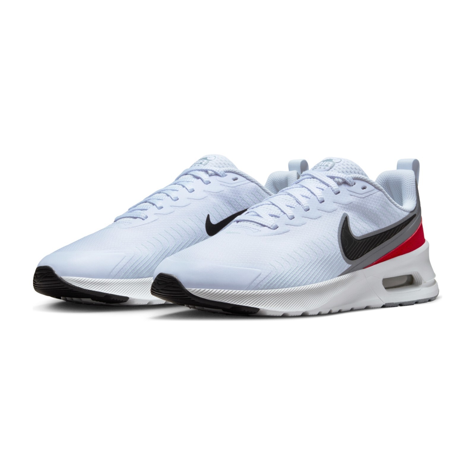NIB MEN NIKE FD4329 002 AIR MAX NUAXIS FOOTBALL GREY/BLACK RUNNING SHOE SNEAKERS