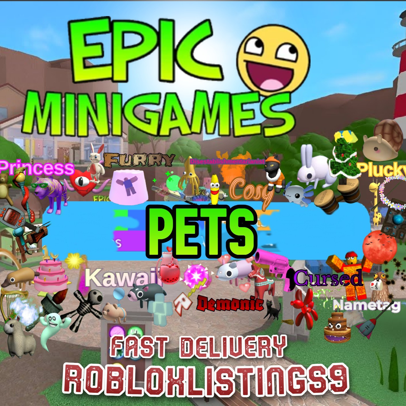 Epic Minigames PETS - CHEAPEST AVAILABLE! - FREE SHIPPING - fast delivery!