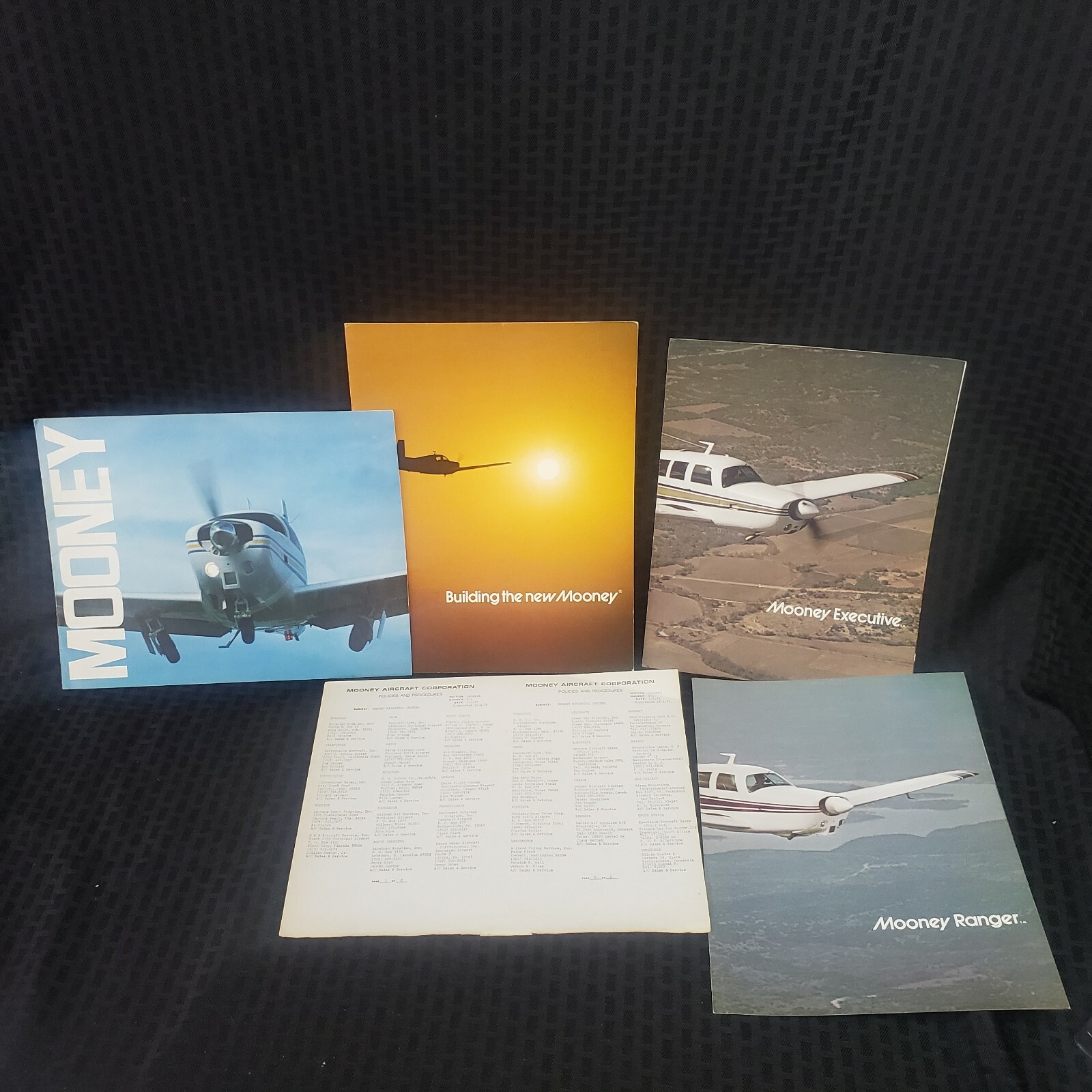 Original Building the New Mooney Sales Brochure 12 Page 8.5 x 11" with extras
