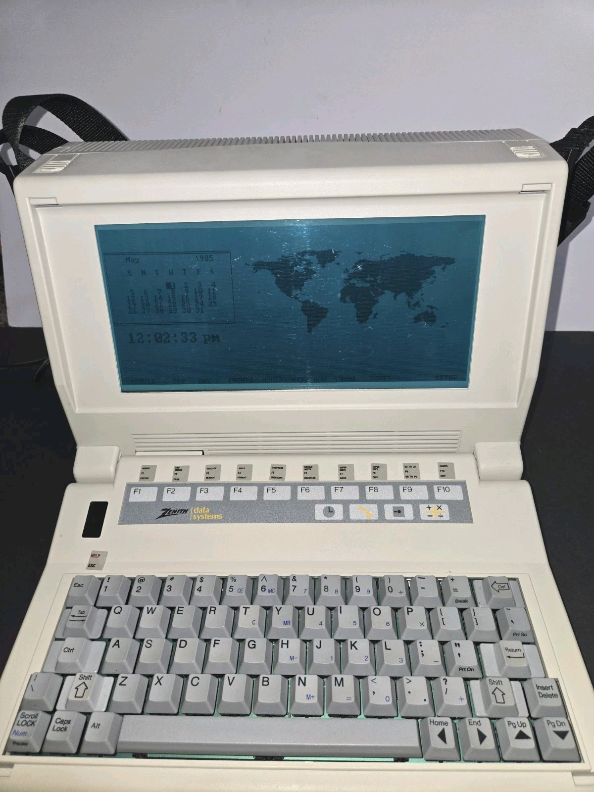 Vintage Zenith Data Systems Z-171 PC Laptop Computer ZFL-171-42 TESTED...