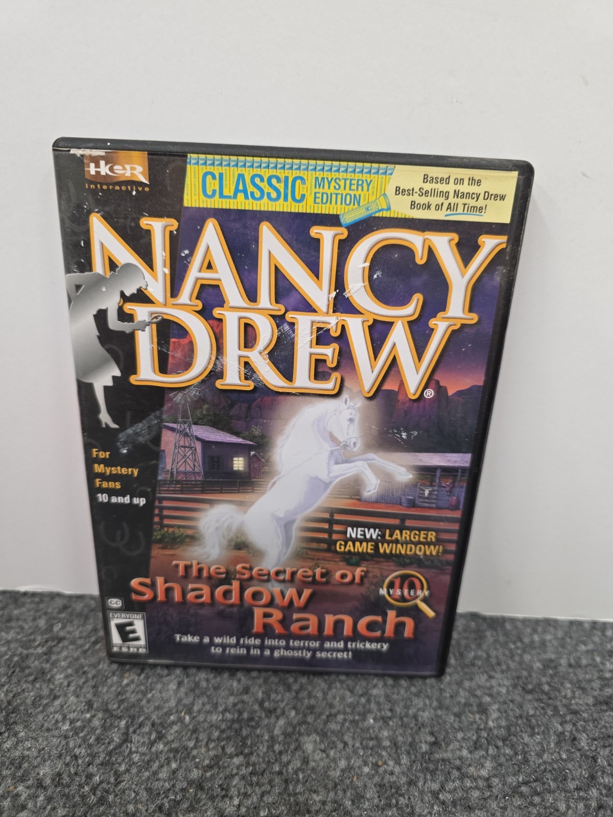 Nancy Drew: Secret of Shadow Ranch PC CD wild western horse solve mystery game!