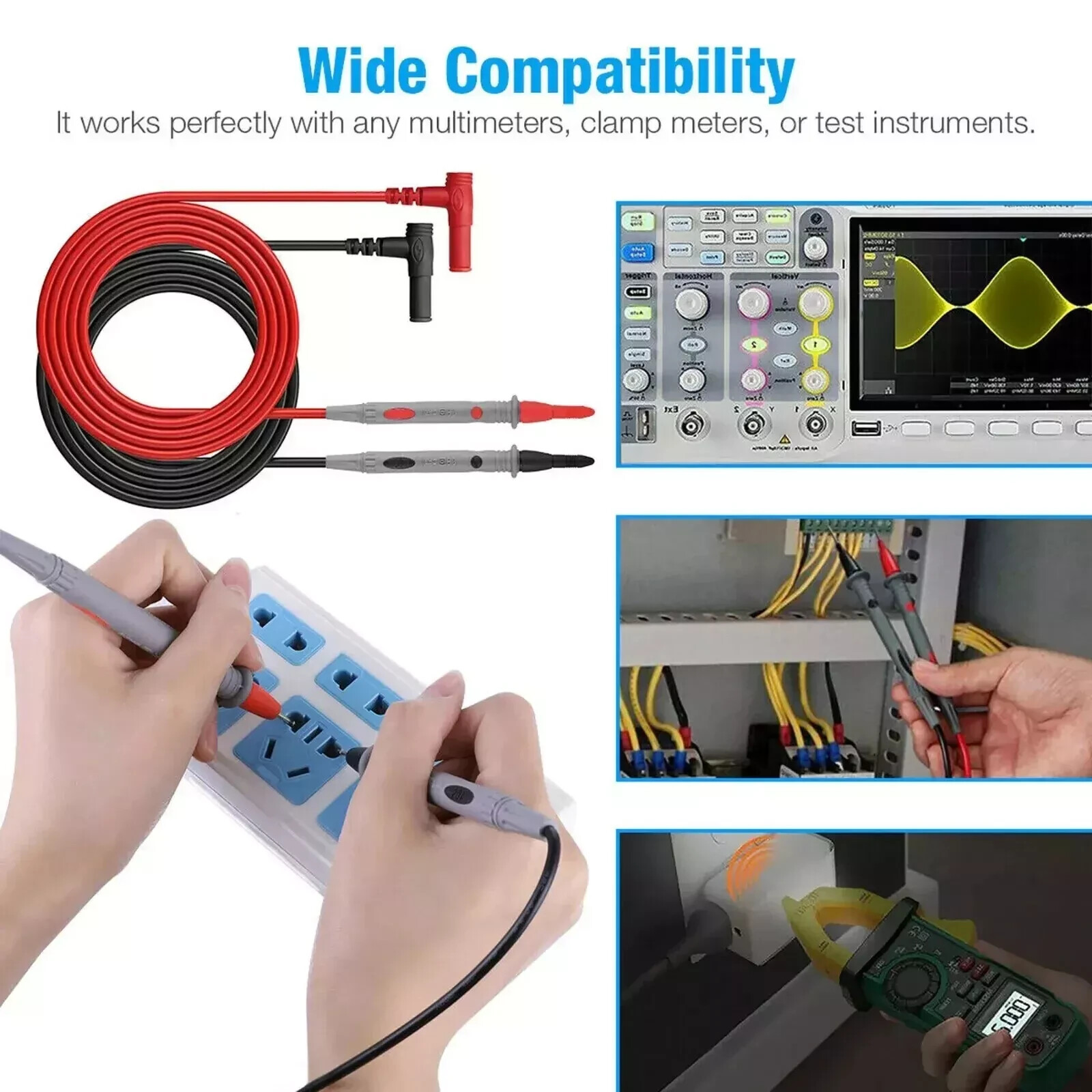 Digital Multimeter Voltmeter AC DC Volt Meter Ohmmeter Auto Range Tester w/Light