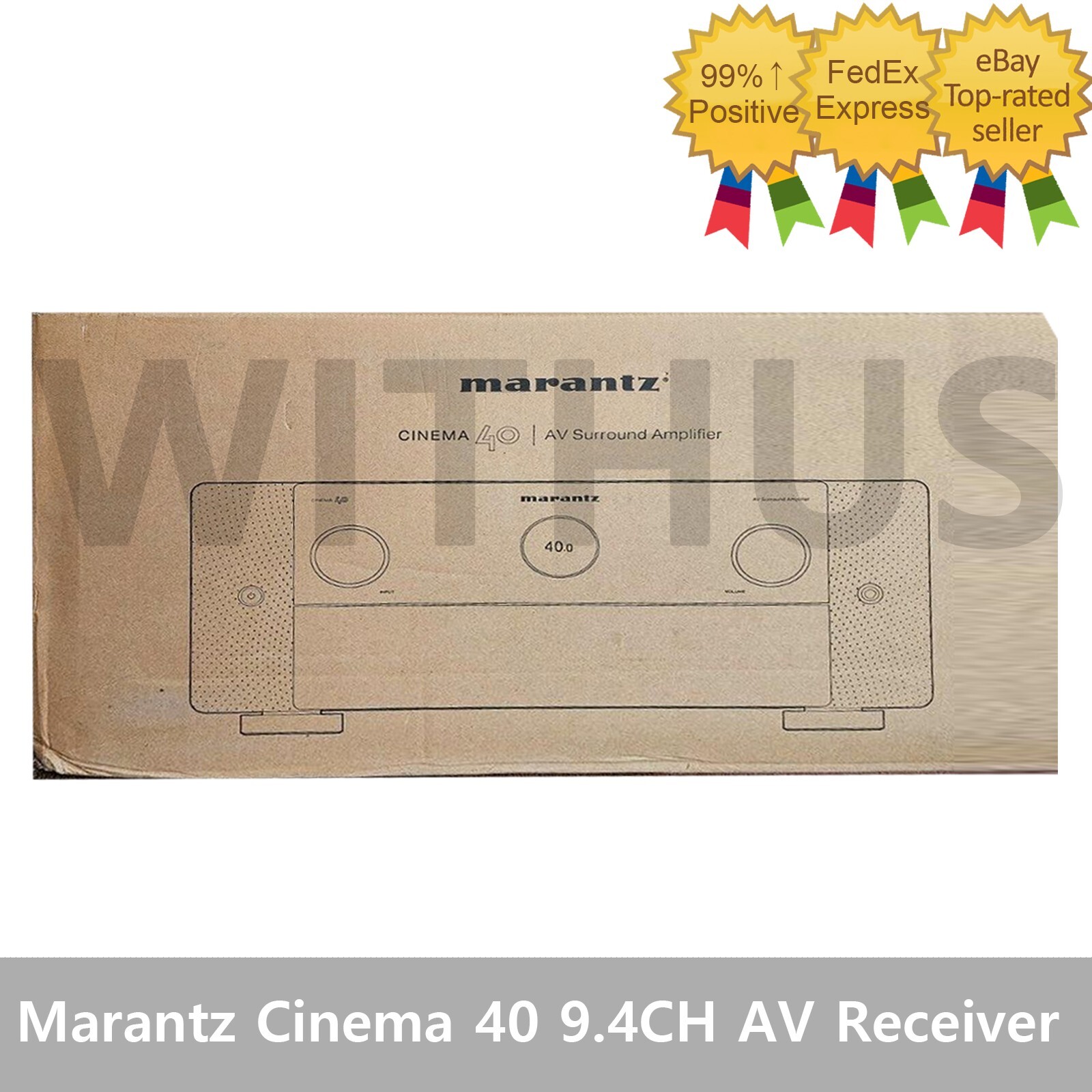 Marantz Cinema 40 9.4CH AV Receiver with 8K Ultra HD HEOS Built-in / Black 220V