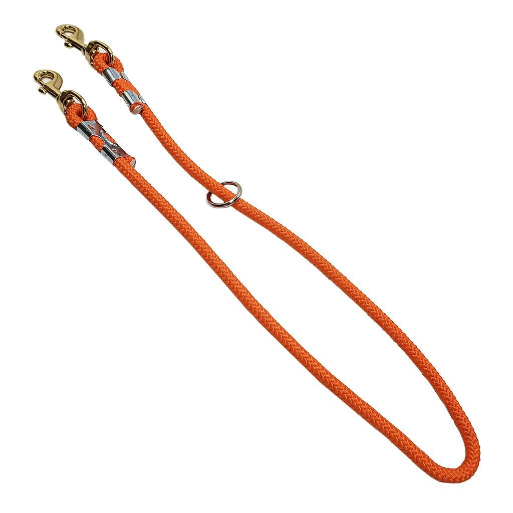 Suitcase Handle Whoa Lead Orange Dog Leash - Made in USA - Lion Country Supply