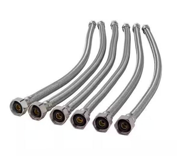 Proline 3/8 in. Compression x 1/2 in. FIP x 20 in. Stainless Steel Faucet Supply