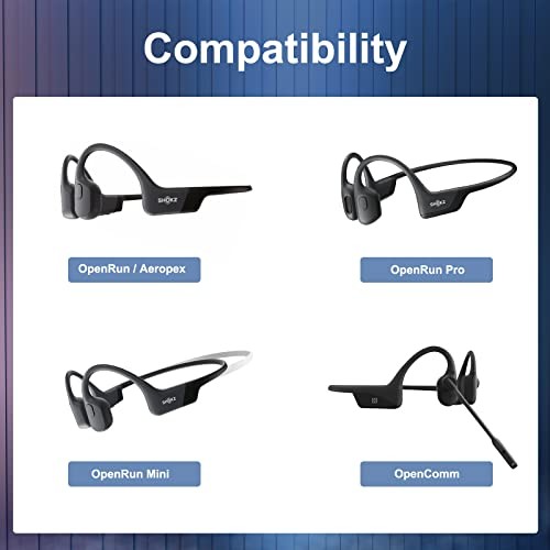 (2-Pack) Charging Cable for Shokz Aeropex/OpenRun, OpenRun Pro, OpenRun Mini &