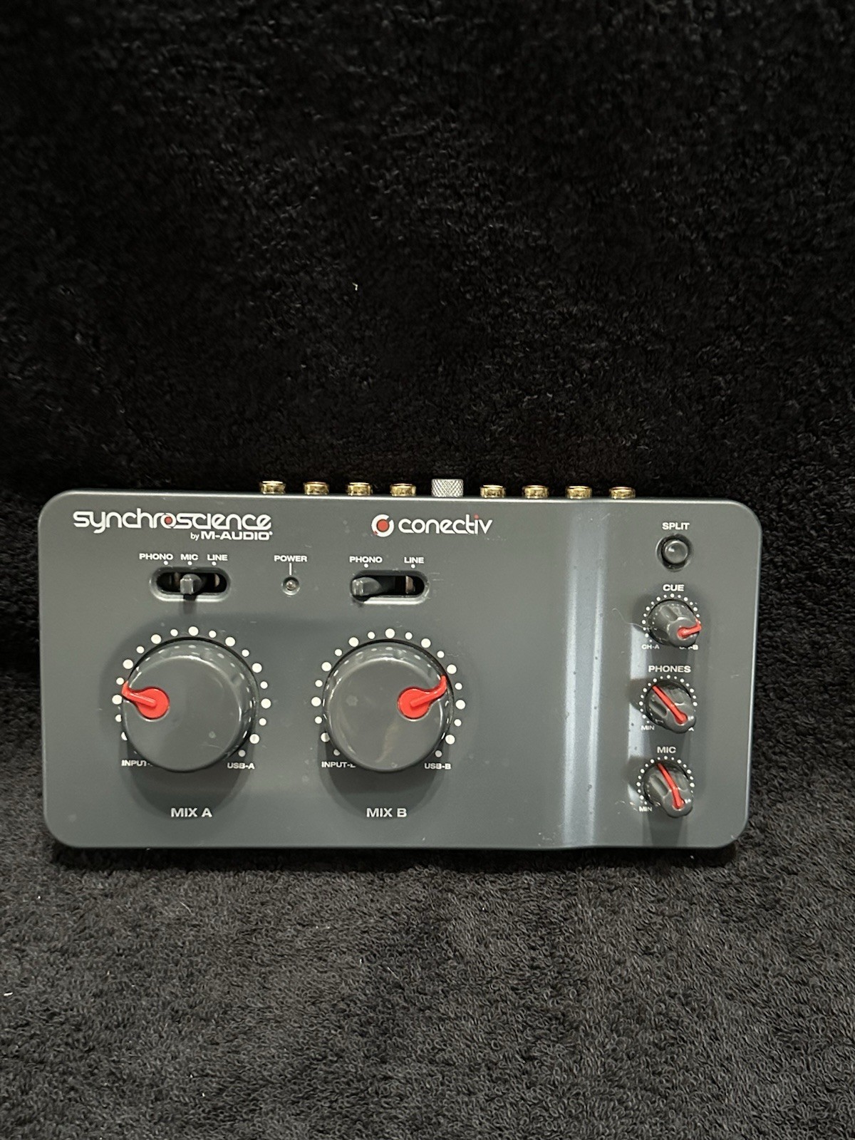 Synchroscience By M-Audio Connectiv Audio DJ Mixer! NO POWER CORD!