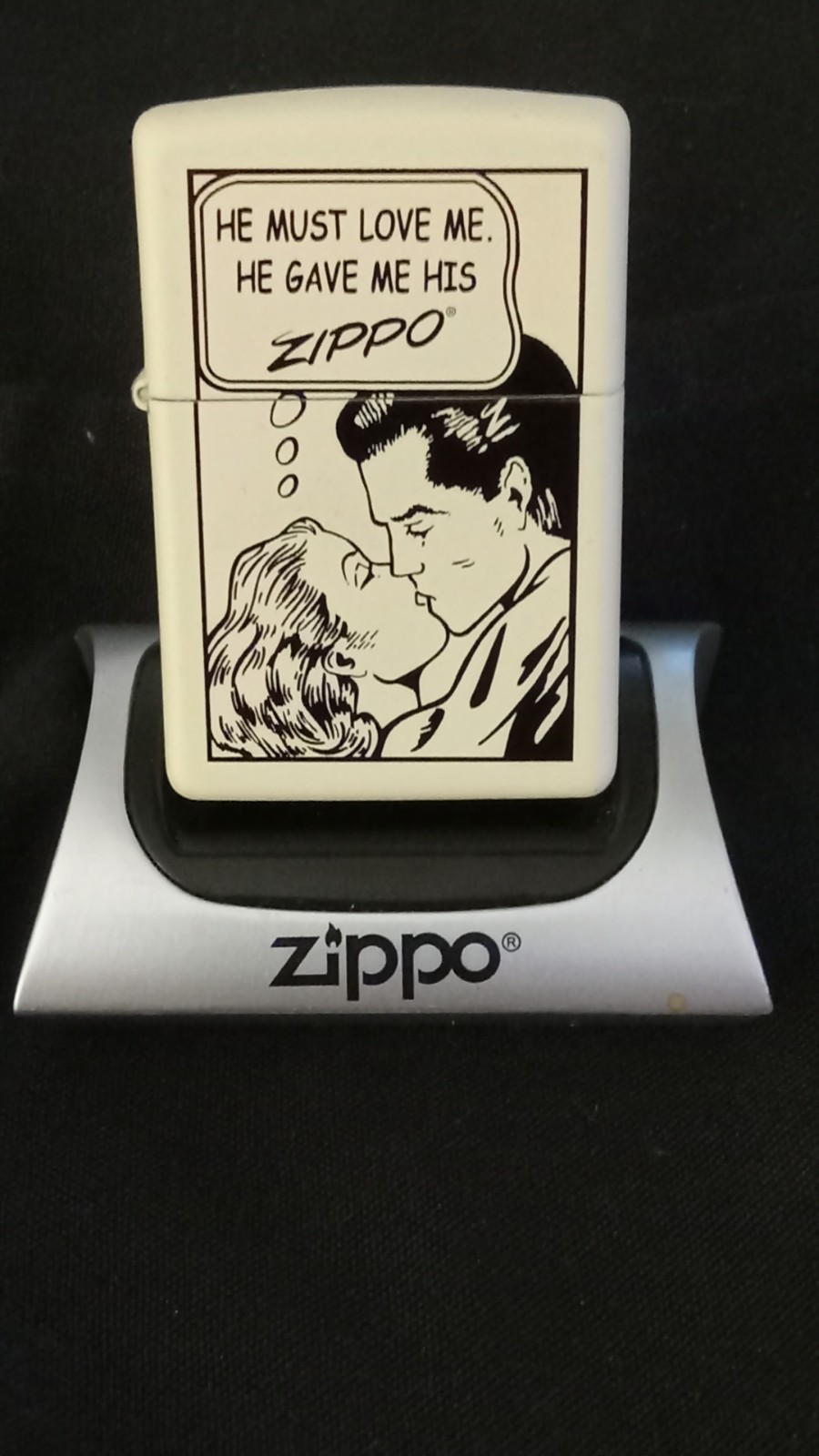 Zippo He Must Love Me He Gave Me His Zippo Lighter New