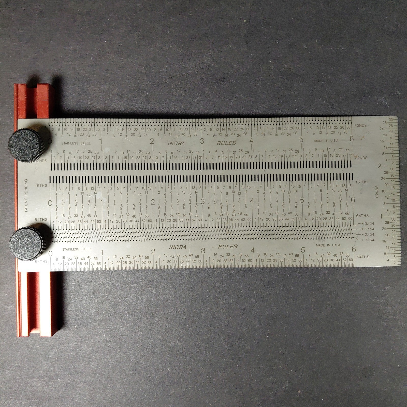 INCRA RULES T-Rule 6-Inch Precision Marking Rule
