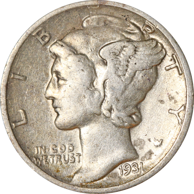 1931-D Mercury Dime