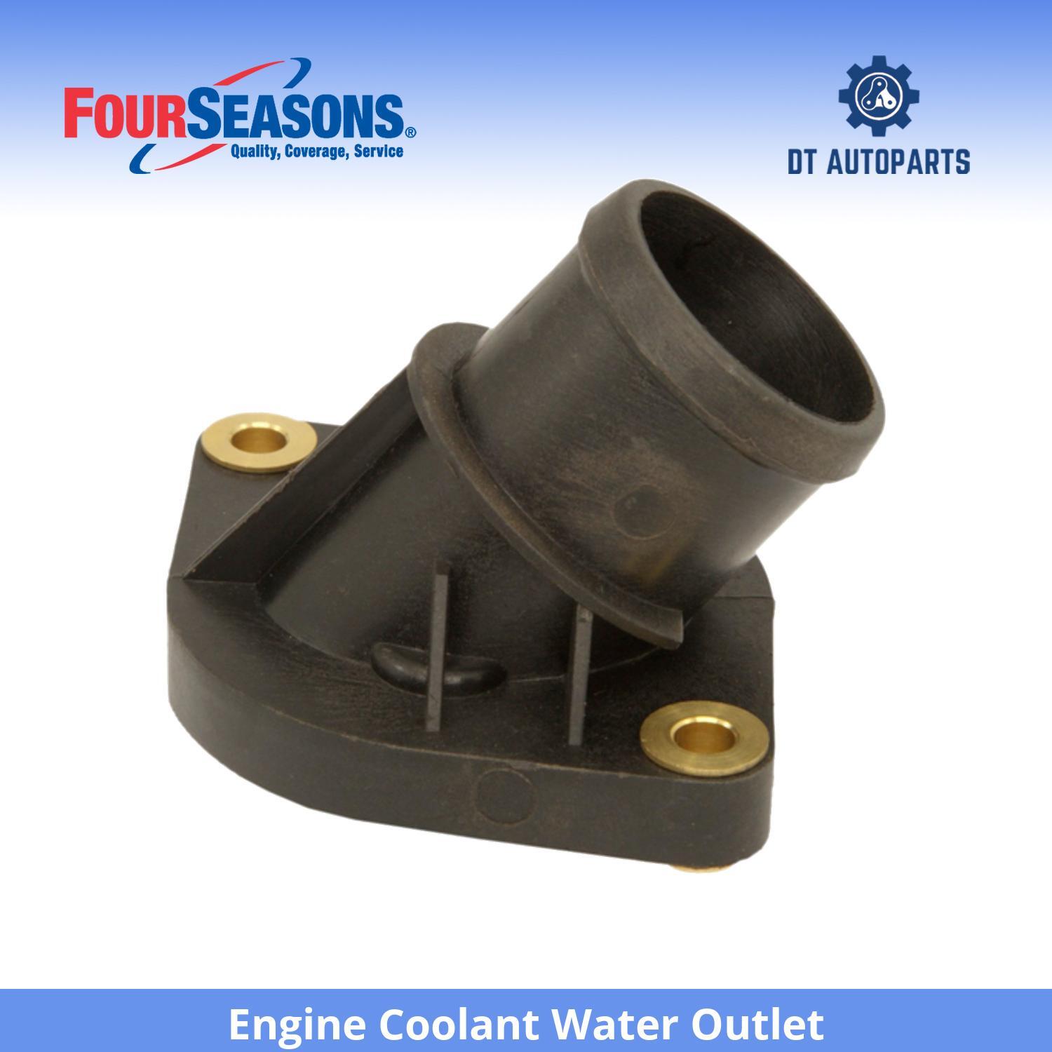 For 2002-2012 Jeep Liberty Engine Coolant Water Outlet 4 Seasons 2003 2004 2005