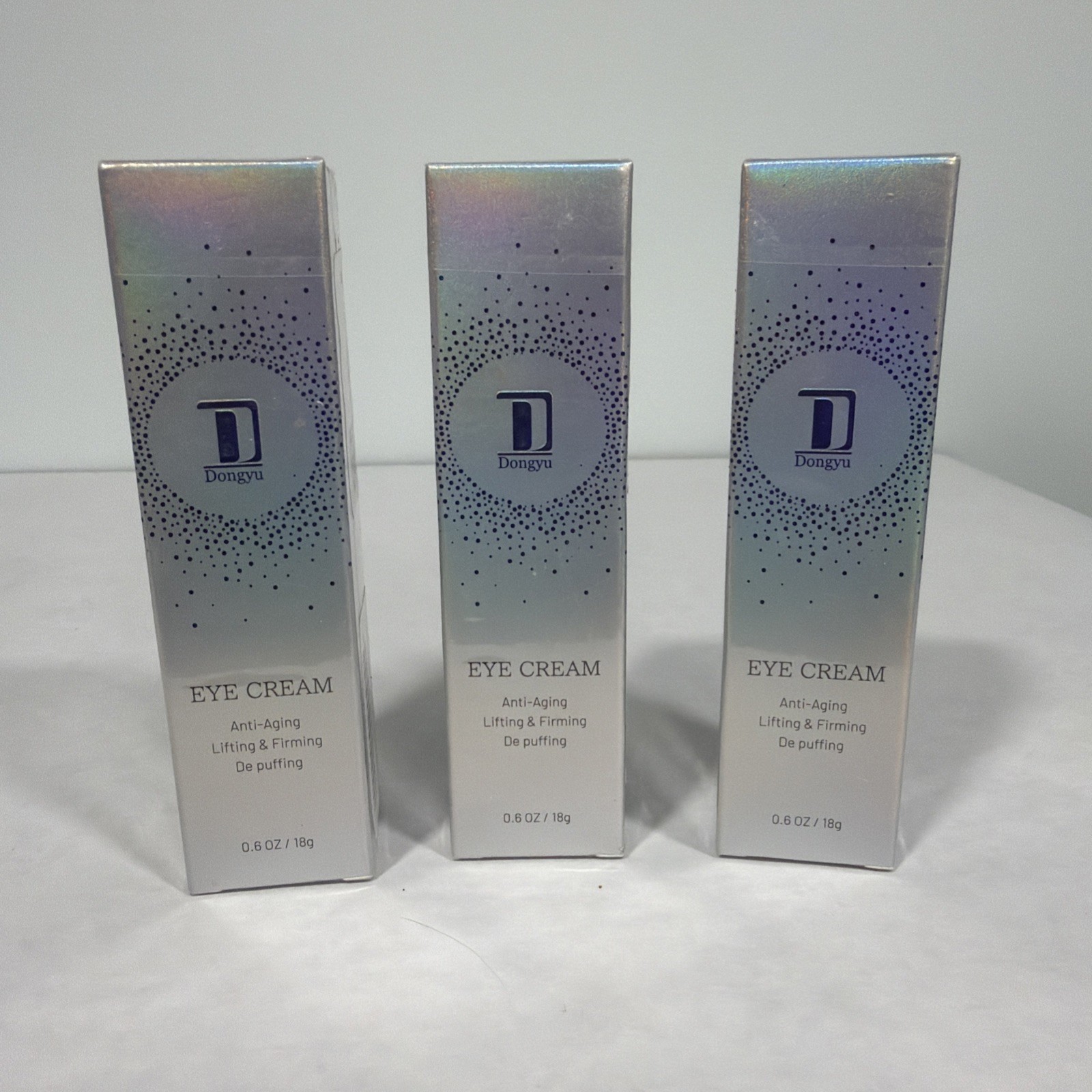 3 Pack Dongyu Eye Cream, Anti-Aging, Lifting, Firming, Eye Bags, Exp 7/2027