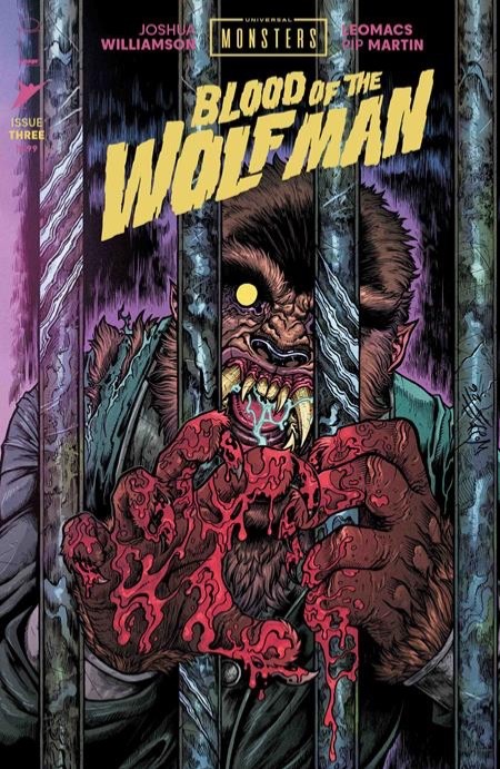 (2026) UNIVERSAL MONSTERS BLOOD OF THE WOLF MAN #3 1:10 Variant Cover 8/26/2026