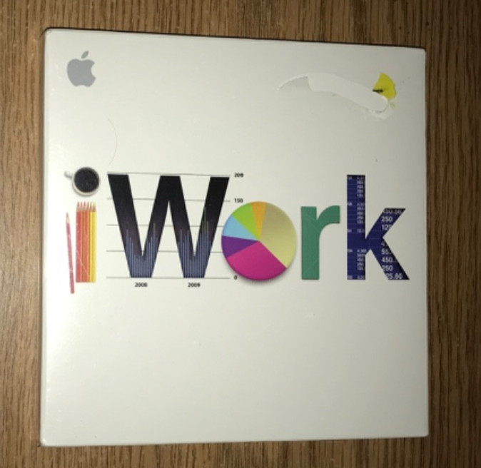 APPLE iWORK V.9.0.3 MB942Z/A NIB PAGES NUMBERS KEYNOTE NEW (SMALL TEAR IN CELLO)