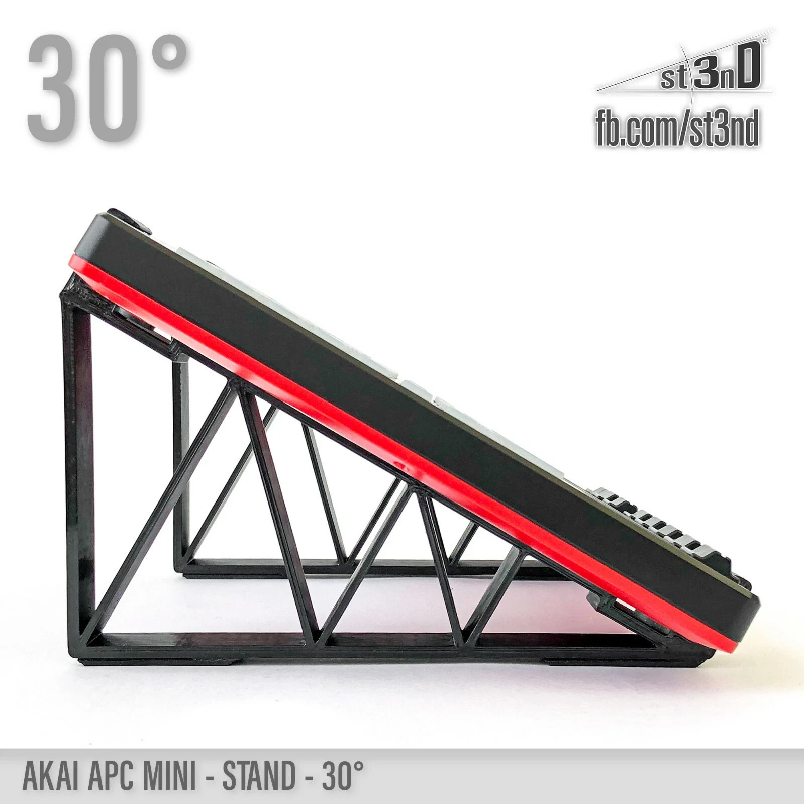 Stand for AKAI APC Mini Mk1 — 30° Angle — Controller Desktop Mount