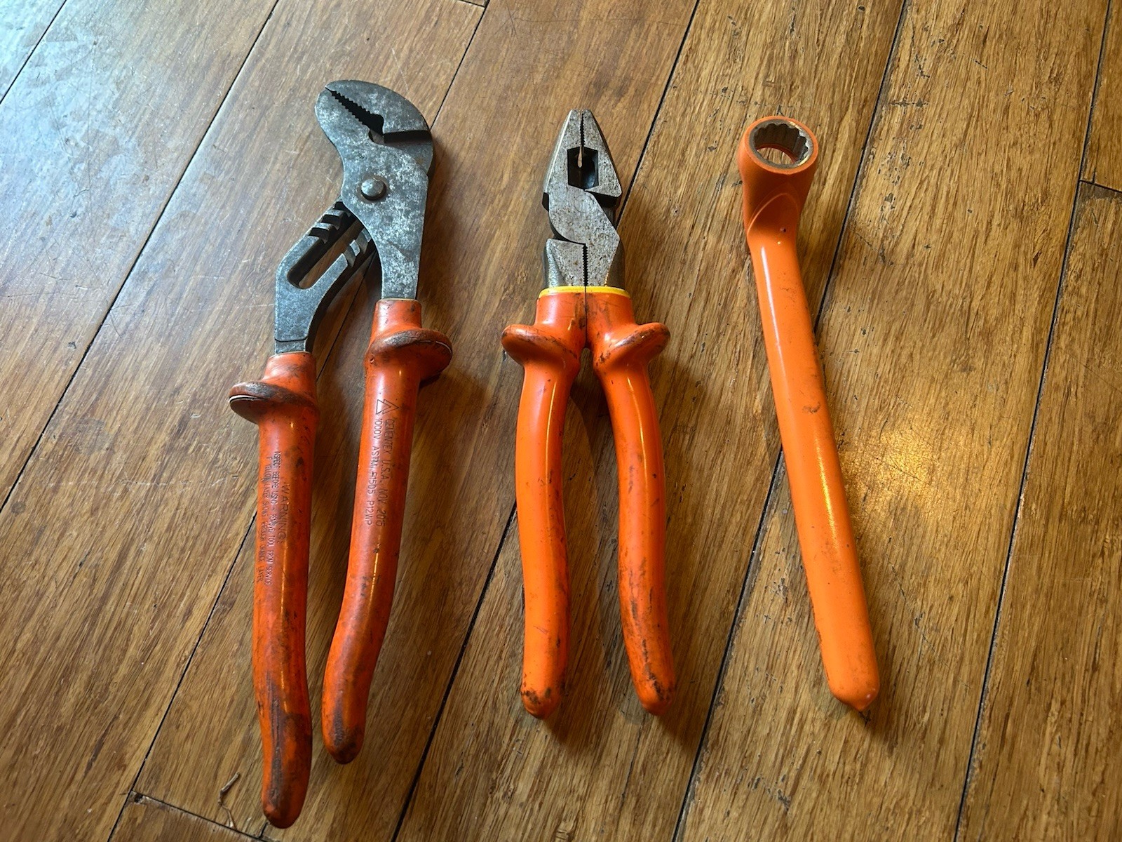 Cementex Insulated 1000V Lot -Made USA Electrician Tools-LINEMAN
