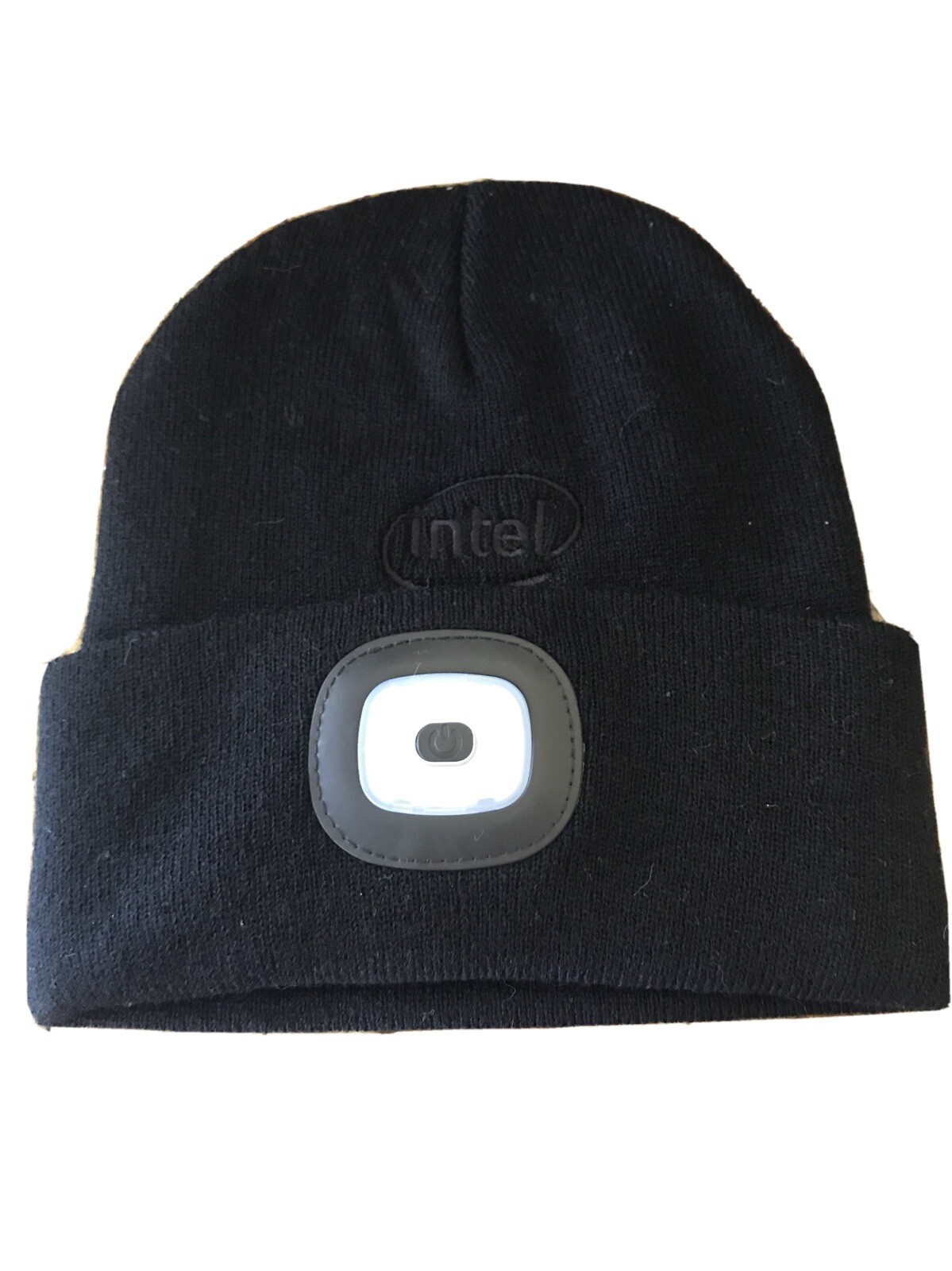 Intel Beanie With Head Light Black-NEW. Great for fishing/hiking/camping etc!