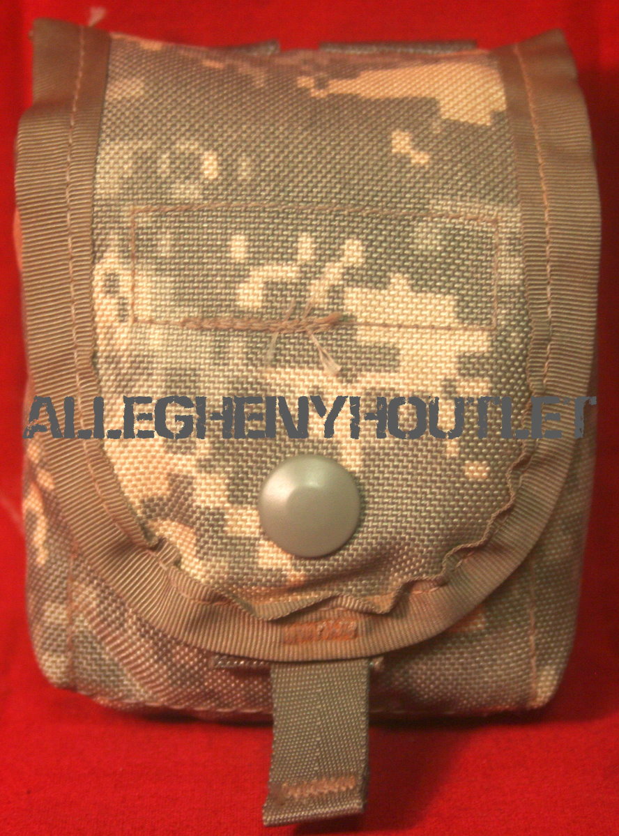 US Army Molle Hand Grenade Pouch ACU UCP Digital Military Assault Vest Flash GC