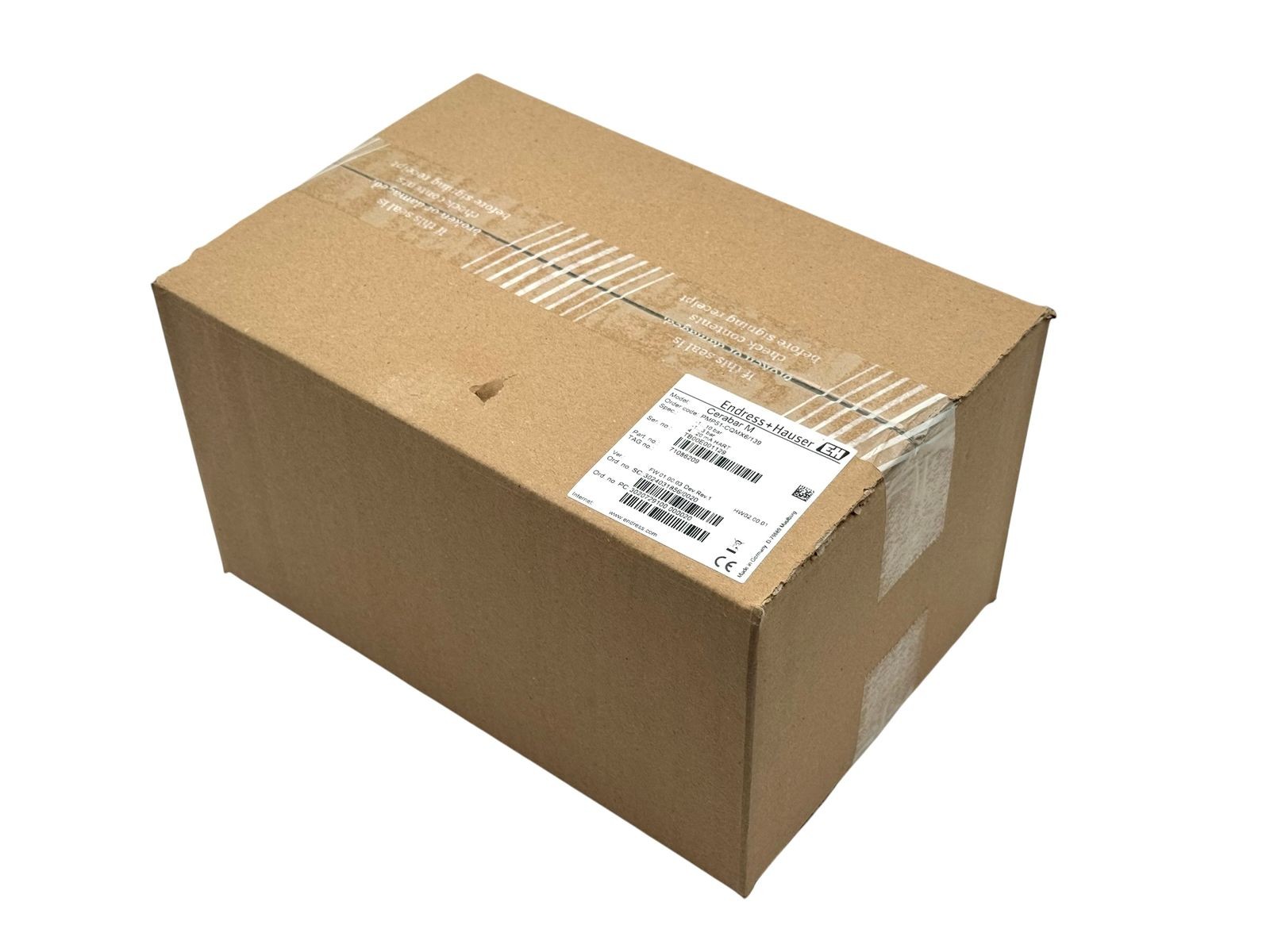 Endress + Hauser Cerabar M PMP51-CQMX6/139 FW: 01.00.03 Pressure Gauge -sealed-