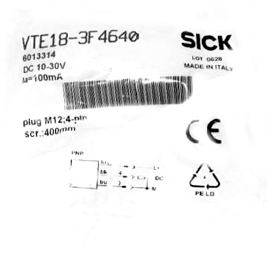 SICK VTE18-3F4640 Photoelectric proximity sensor PNP, New✦Kd